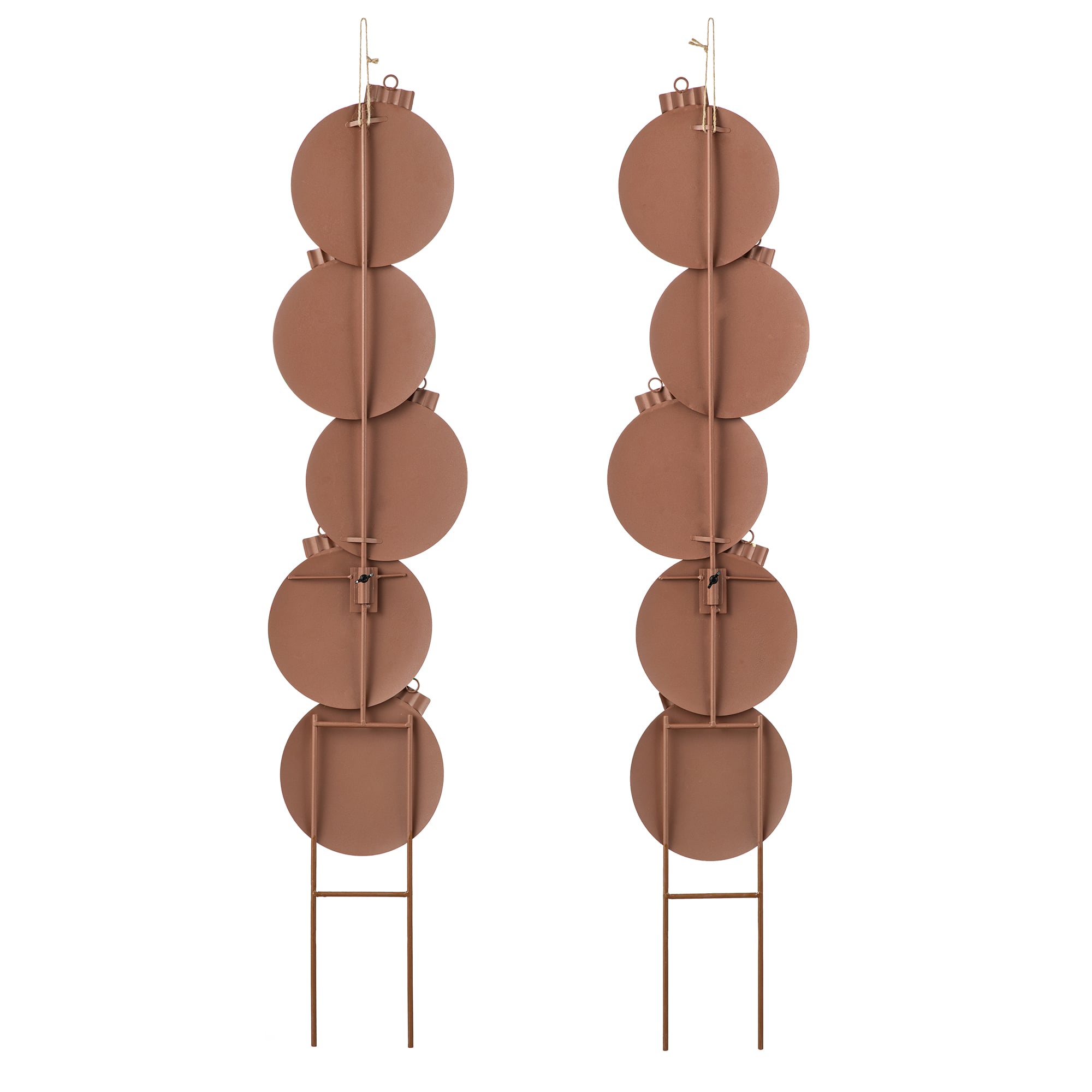 Glitzhome® Metal Metal JOY & NOEL Ornament Yard Stake/Wall Décor Set