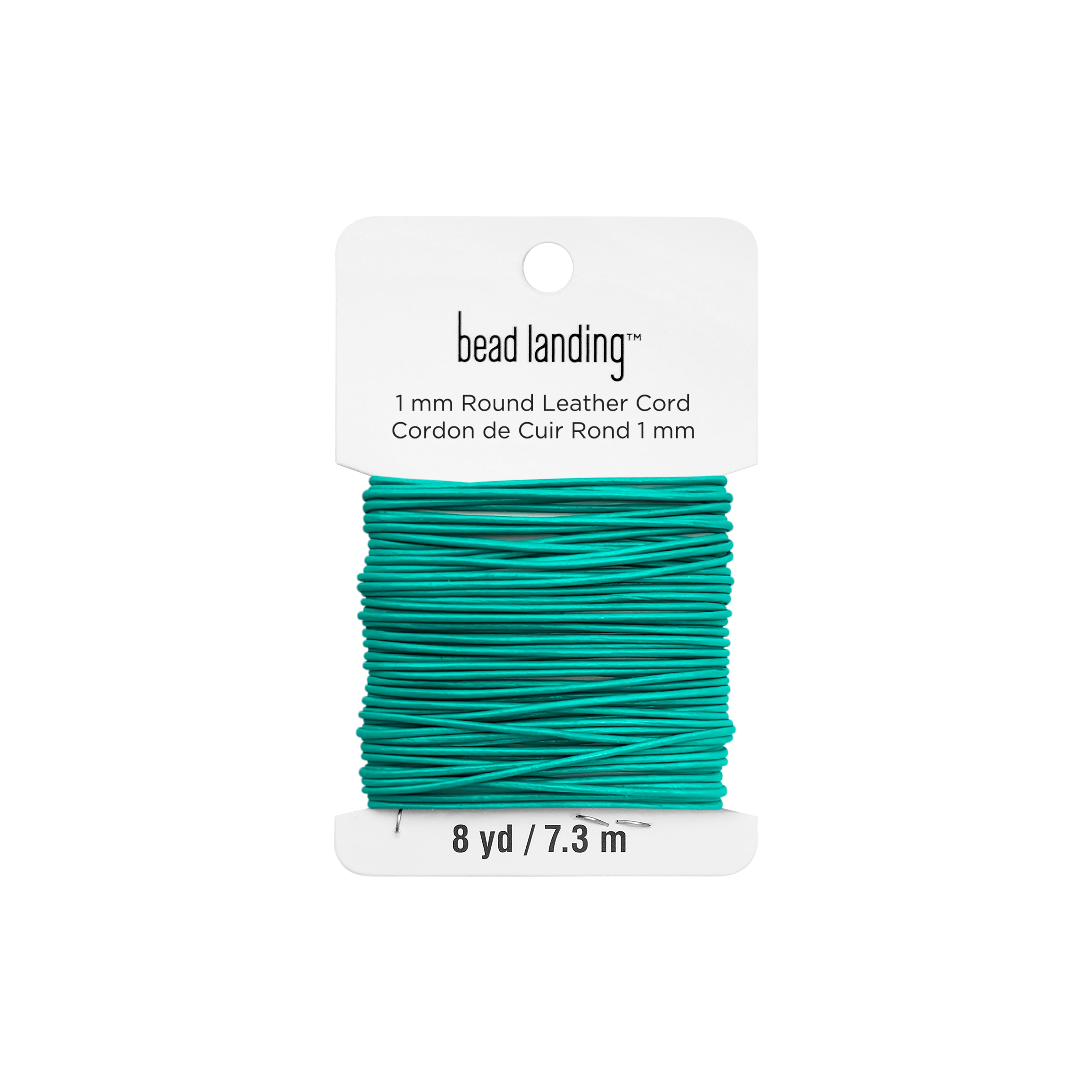 12 Pack: Round Leather Cord by Bead Landing™