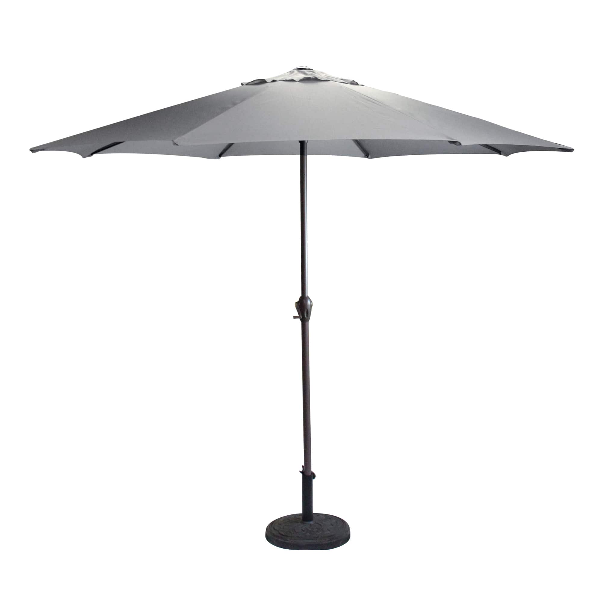 9ft. Outdoor Patio Market Umbrella with Hand Crank & Tilt