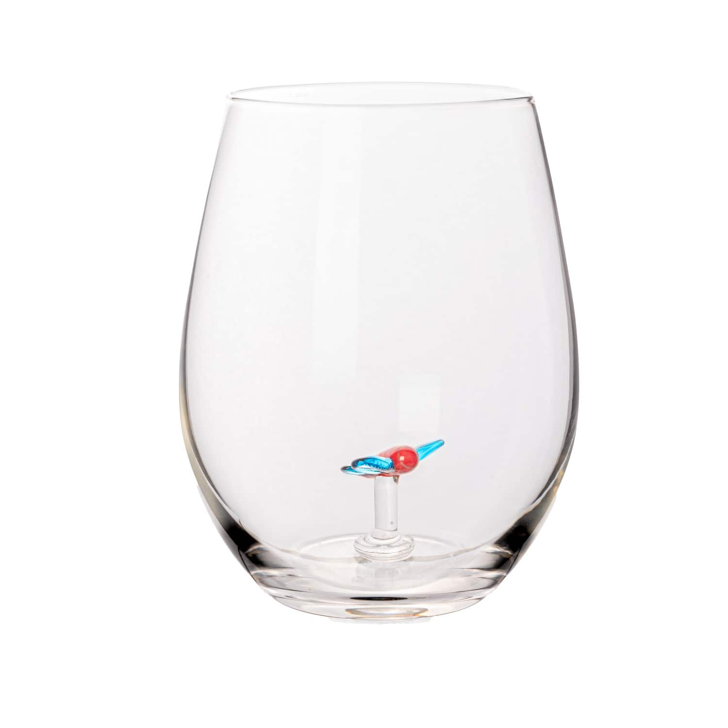 4.75&#x22; Round Stemless Wine Glass Set