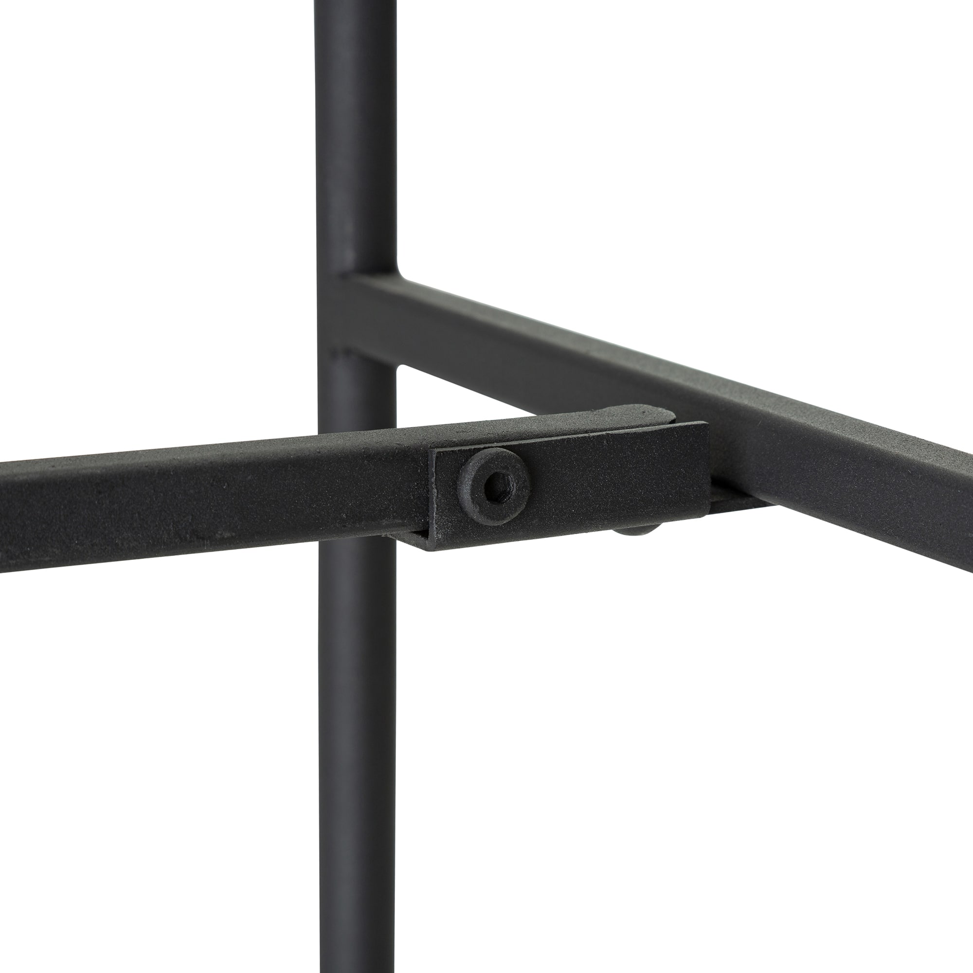 Glitzhome® Whitewashed Metal Plant Stand Set