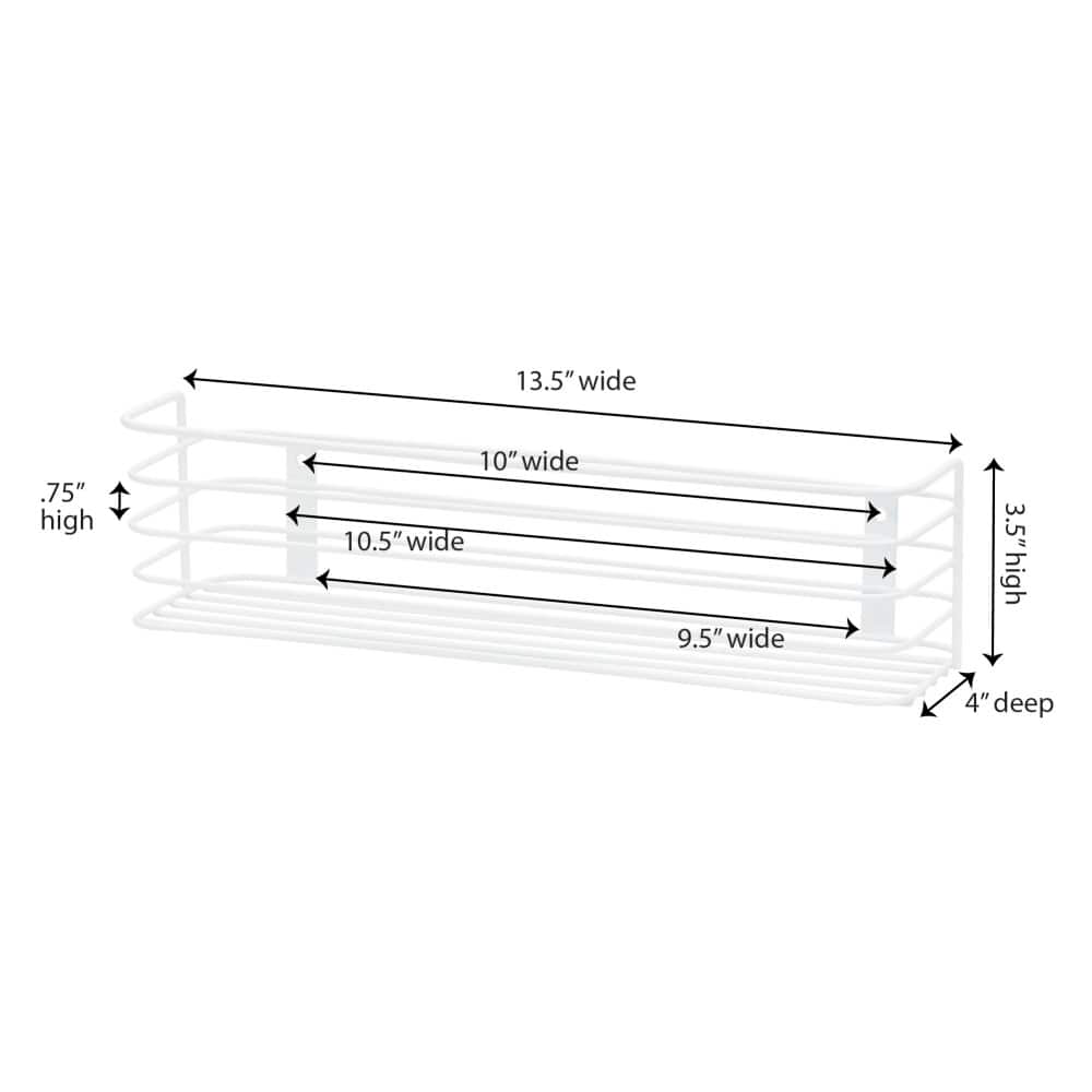 Household Essentials 13.4" Short Door Mount Cabinet Organizer