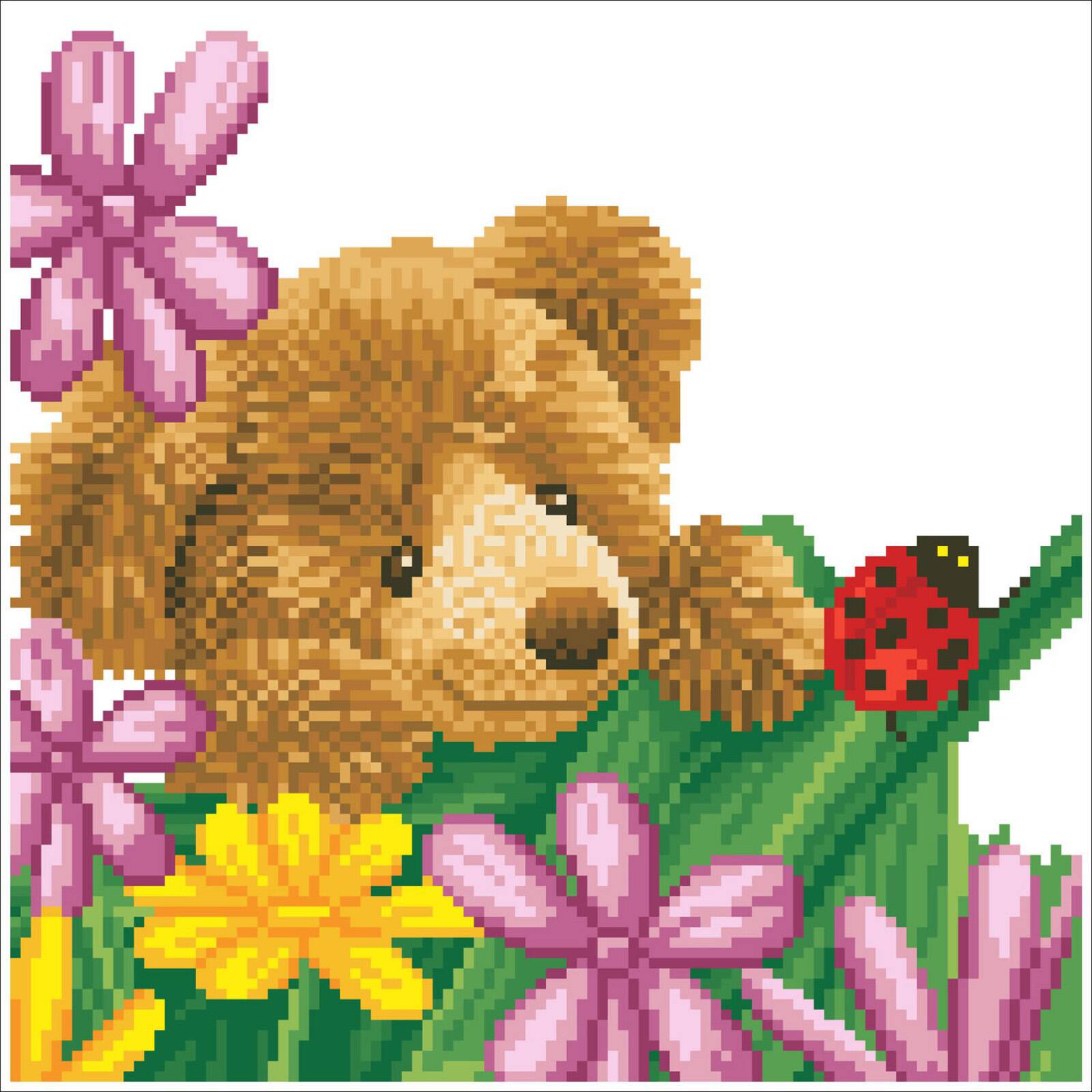 Diamond Dotz® Honey Pot Bear Hide & Seek Diamond Painting Kit