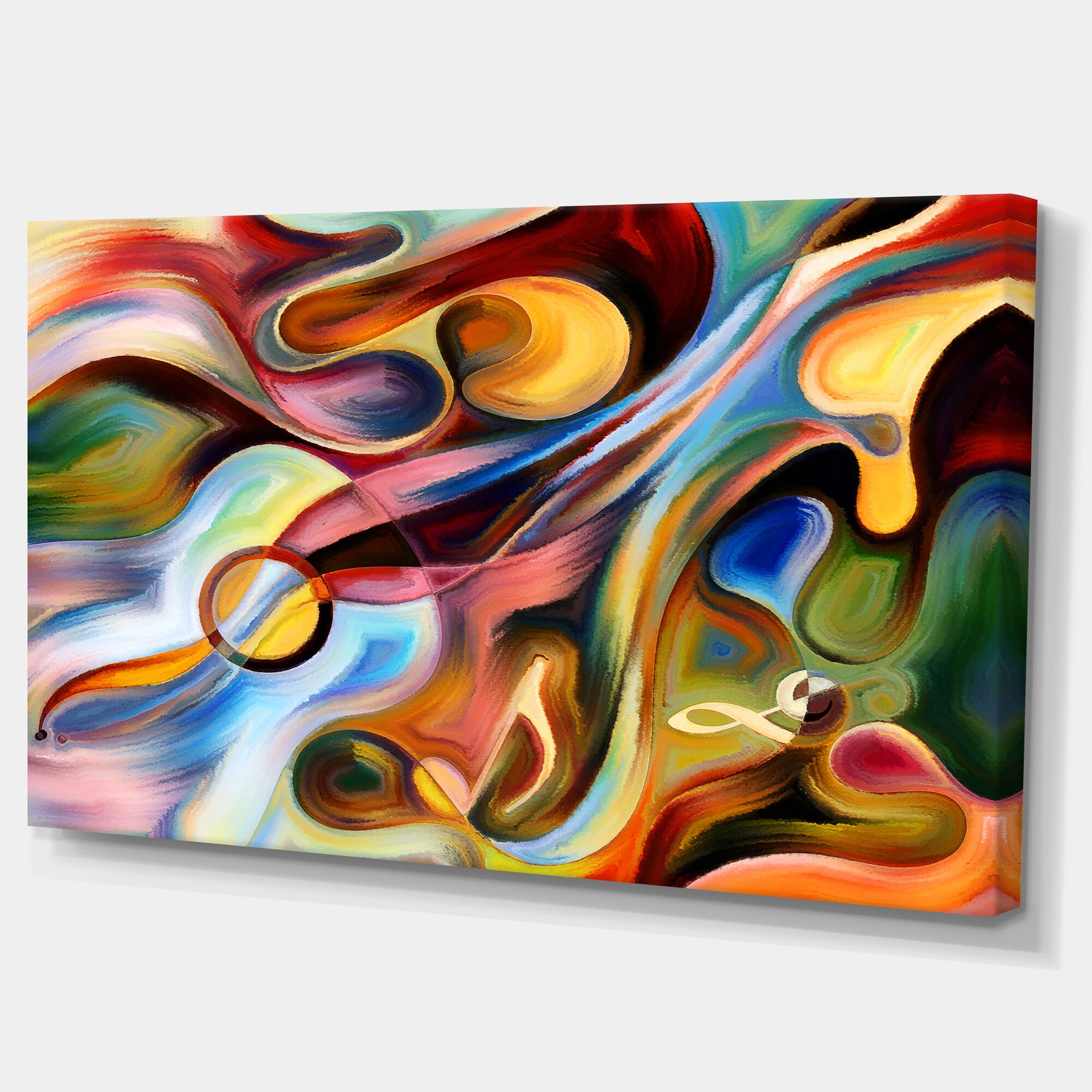 Designart - Music beyond the Frames - Music Canvas Art Print