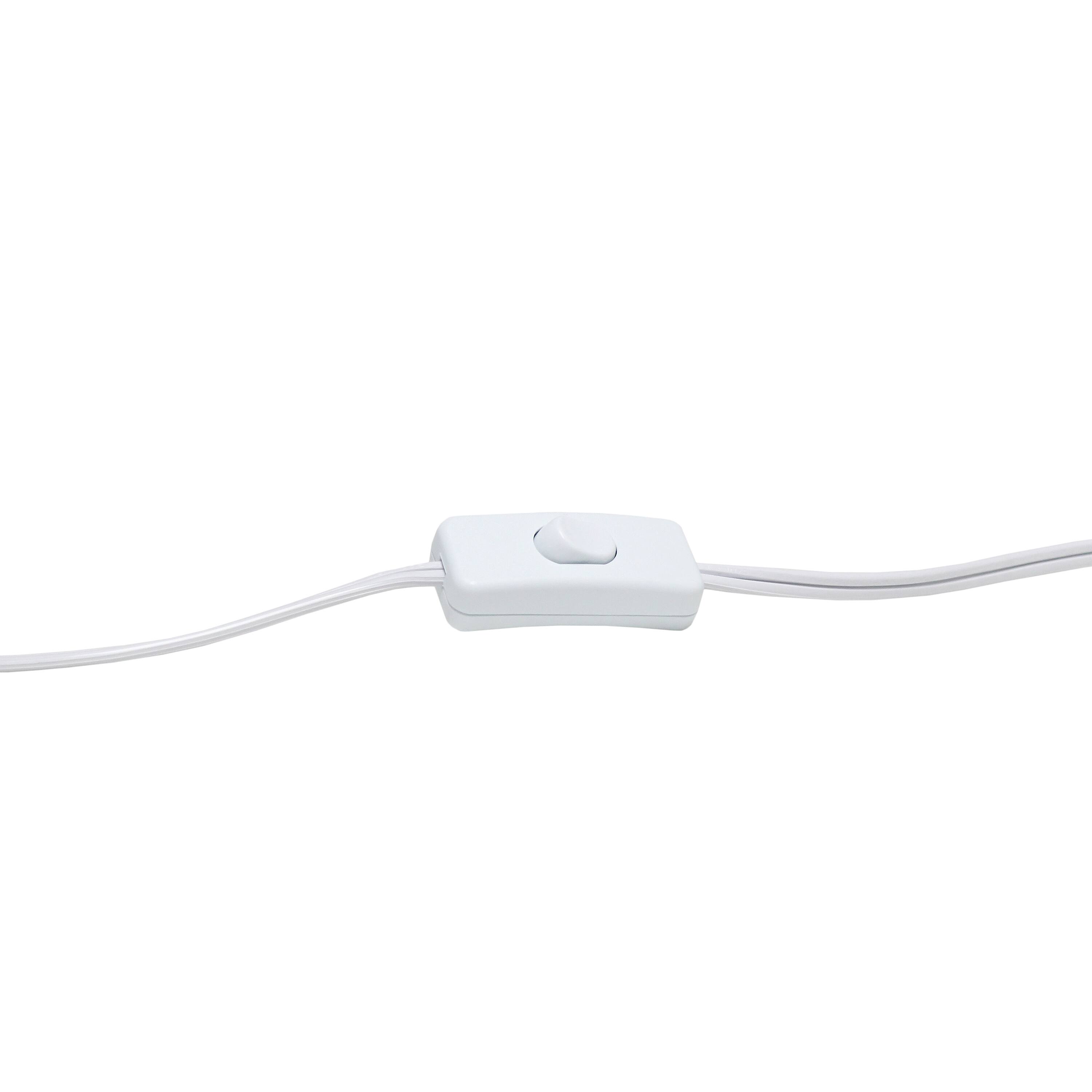 Simple Designs Green & White Glass Table Lamp