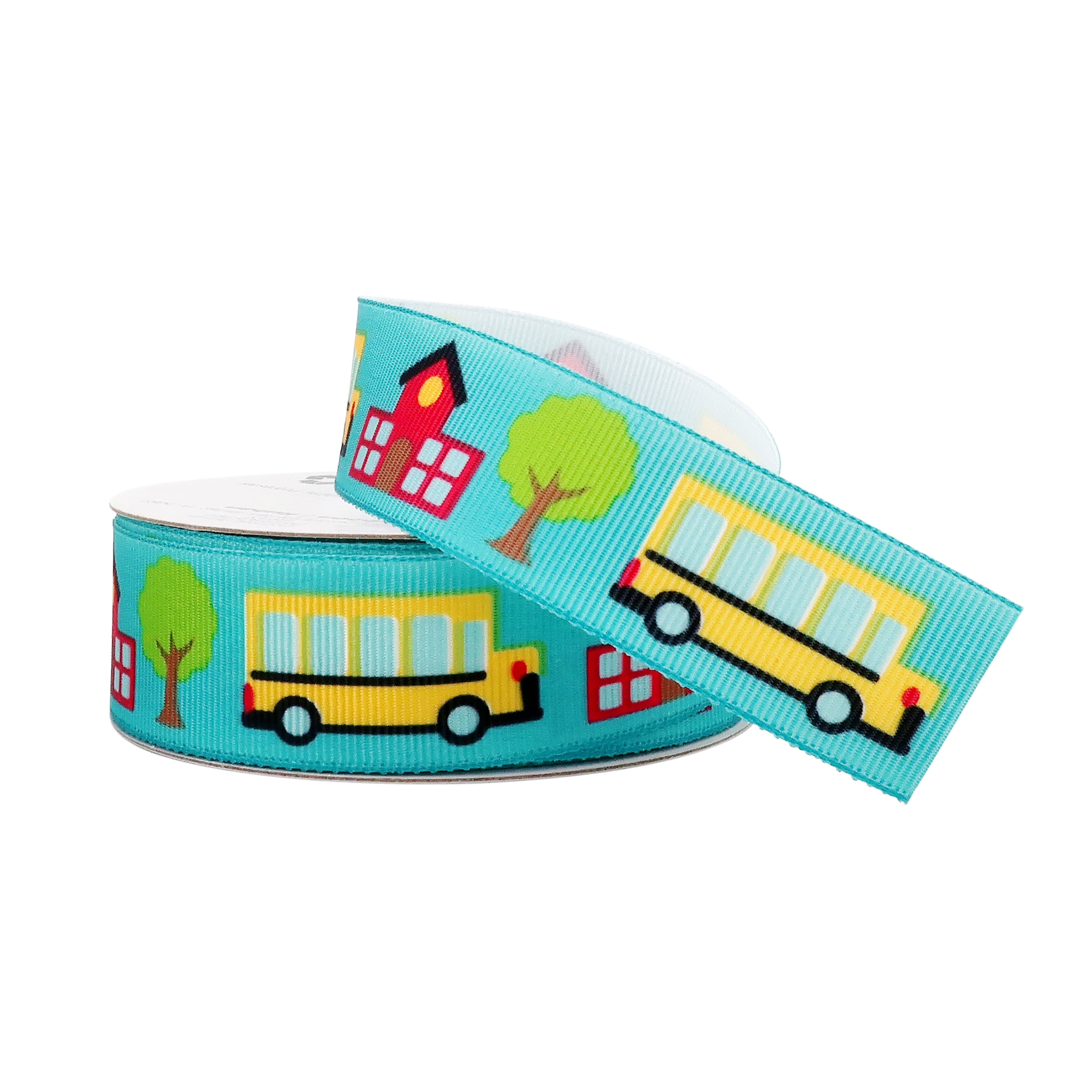 12 Pack: 7/8&#x22; x 5yd. Grosgrain School Bus Ribbon by Celebrate It&#x2122;