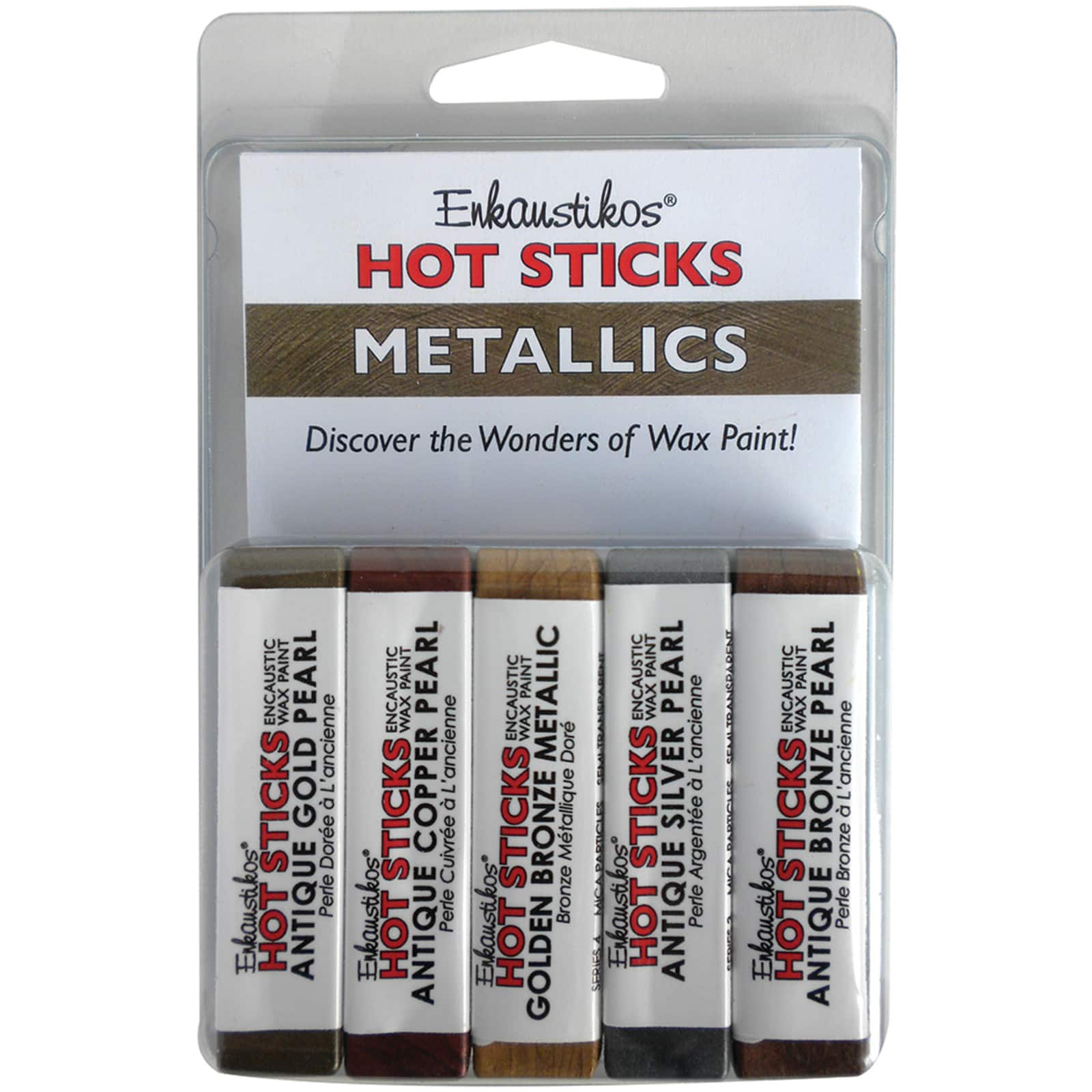 Enkaustikos&#xAE; Hot Sticks Metallics Paint Set
