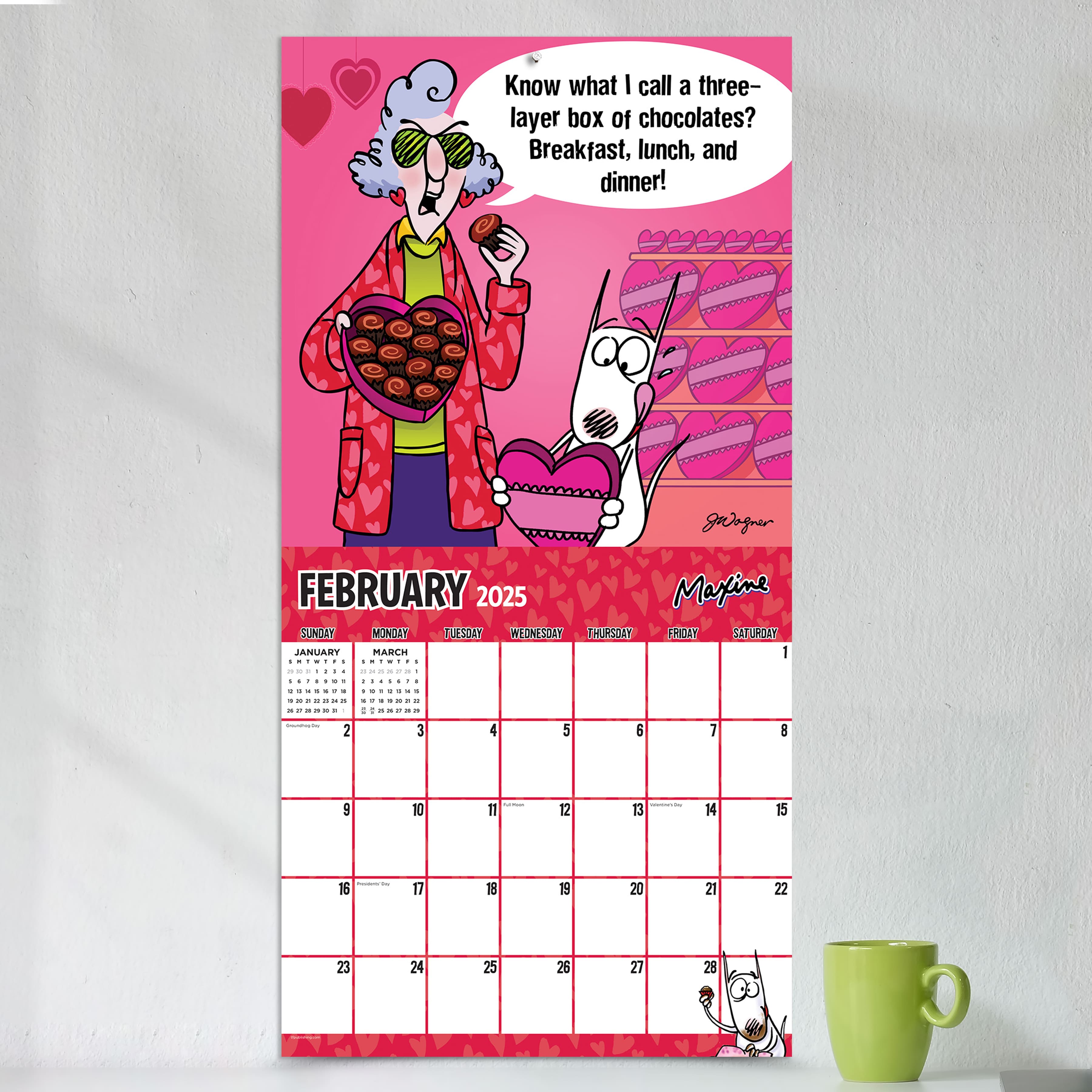 TF Publishing 2025 Maxine Wall Calendar