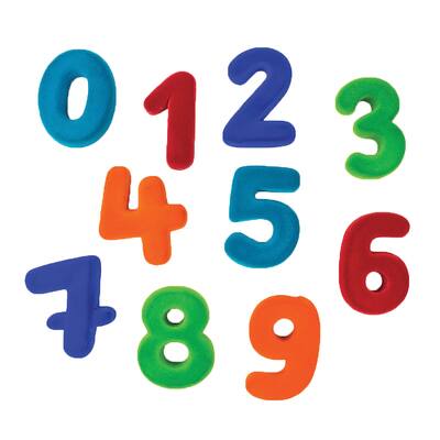 Rubbabu Bright Squishy Magnetic Numeral Set | Michaels