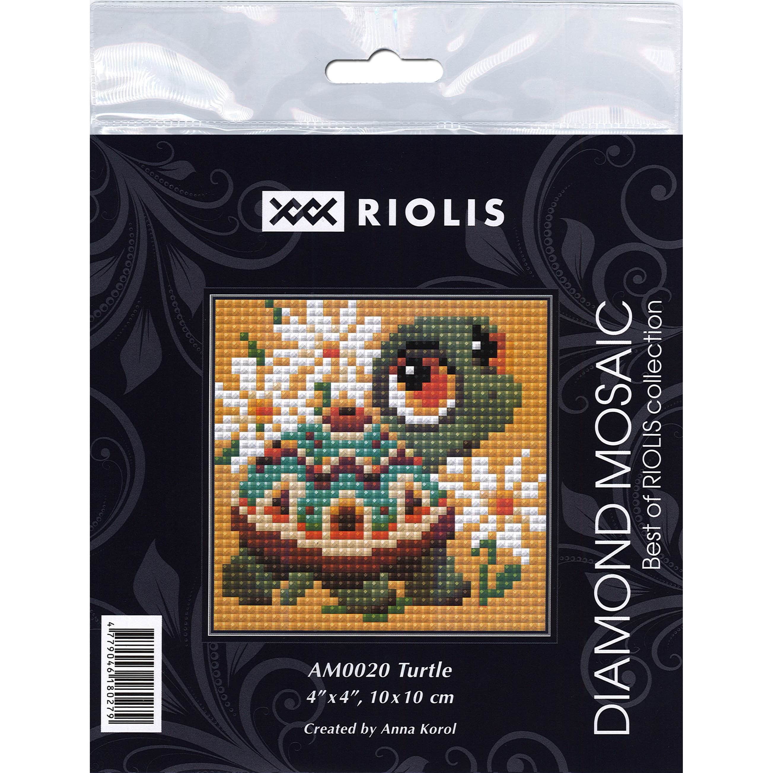 Diamond Mosaic Turtle - RIOLIS > RIOLIS > Diamond Painting > The Stitch  Company B.V.
