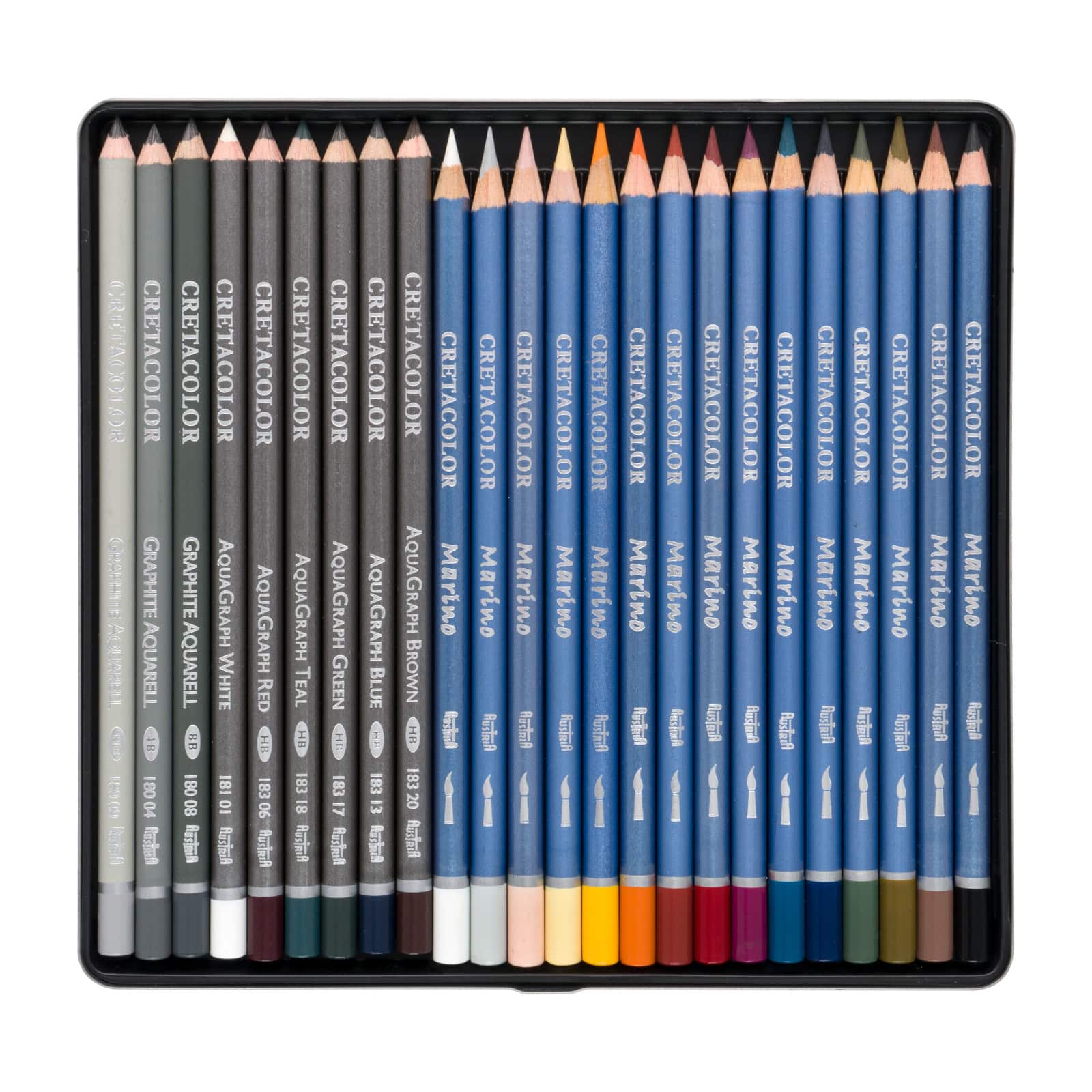 Cretacolor&#xAE; The Aquarino Box Watercolor Drawing 24-Piece Set