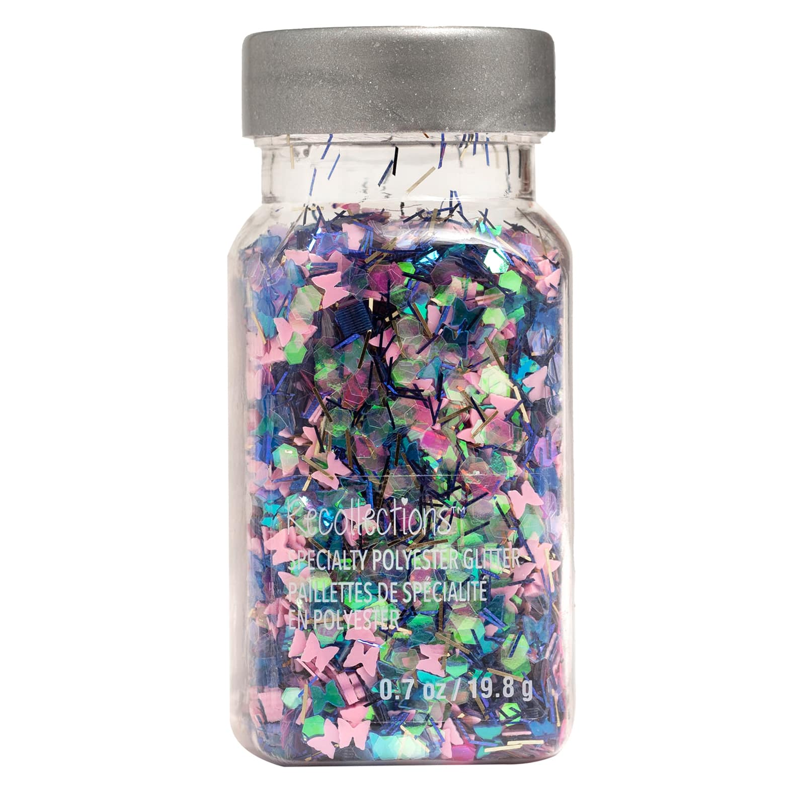 12 Pack: Butterfly Confetti Specialty Polyester Glitter by Recollections&#x2122;, 0.7oz.