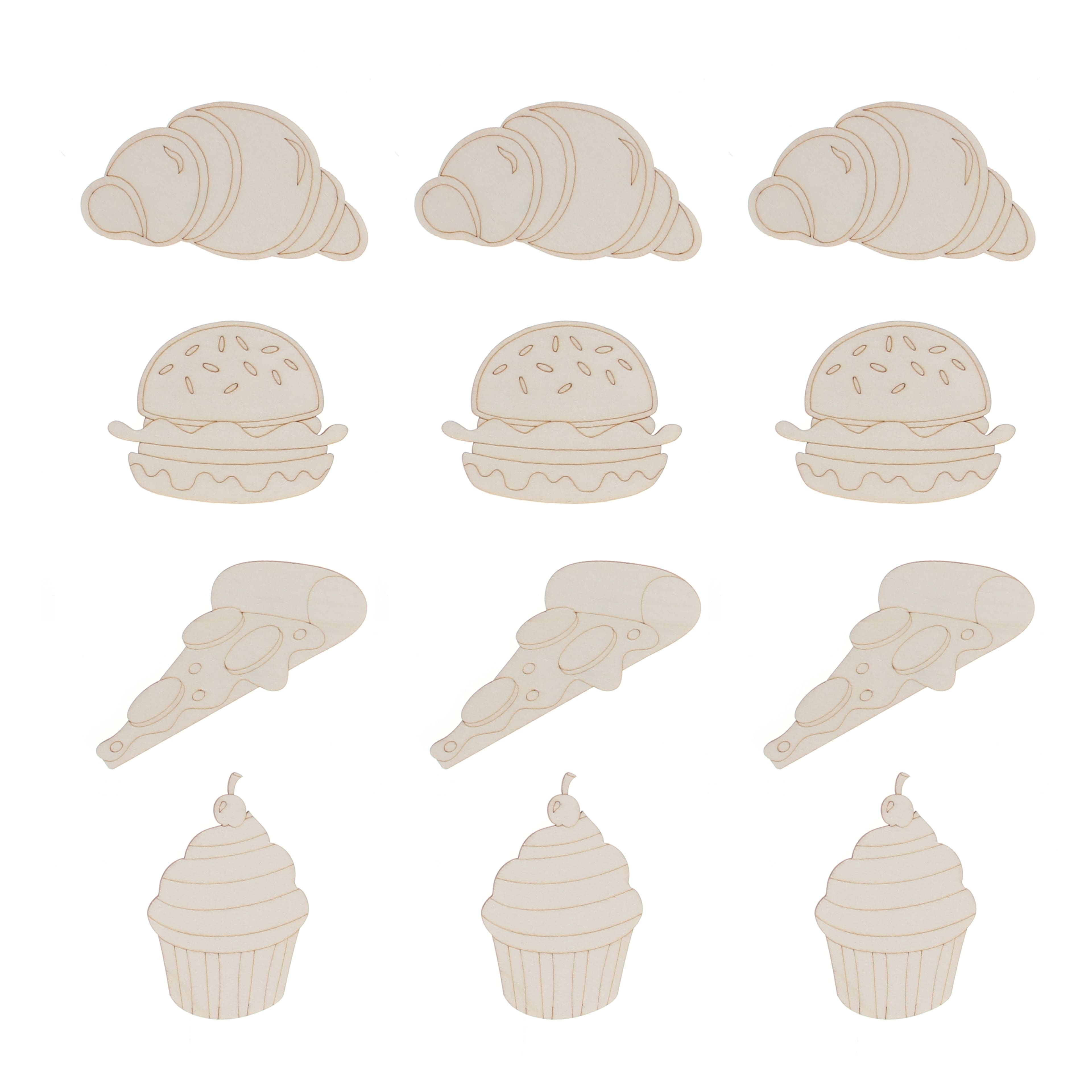 Food Plywood Shapes by Make Market&#xAE;
