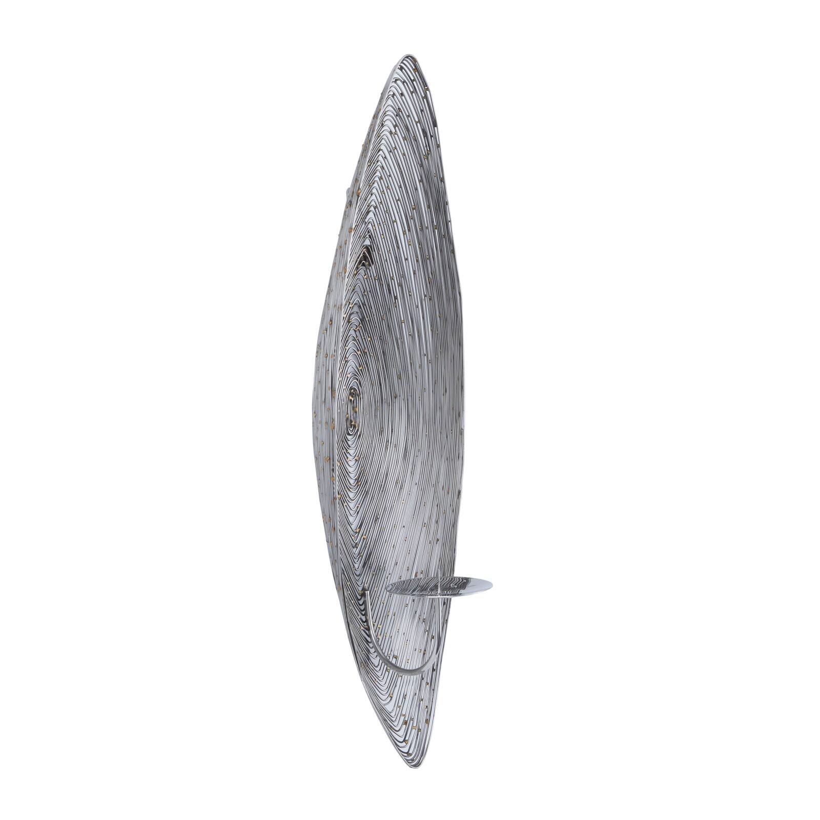 CosmoLiving by Cosmopolitan 23" Silver Contemporary Wall Sconce