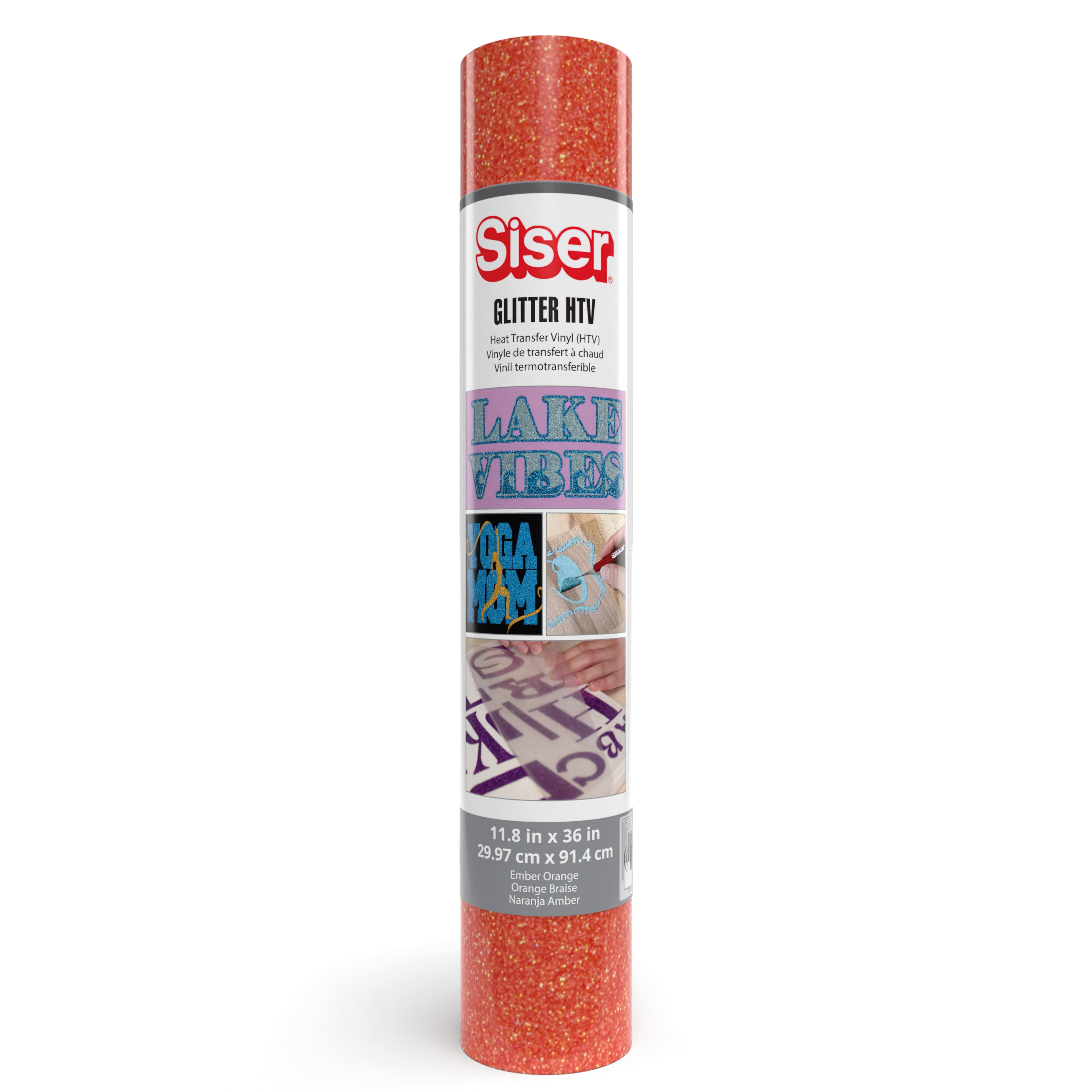 8 Pack: Siser® Glitter Heat Transfer Vinyl