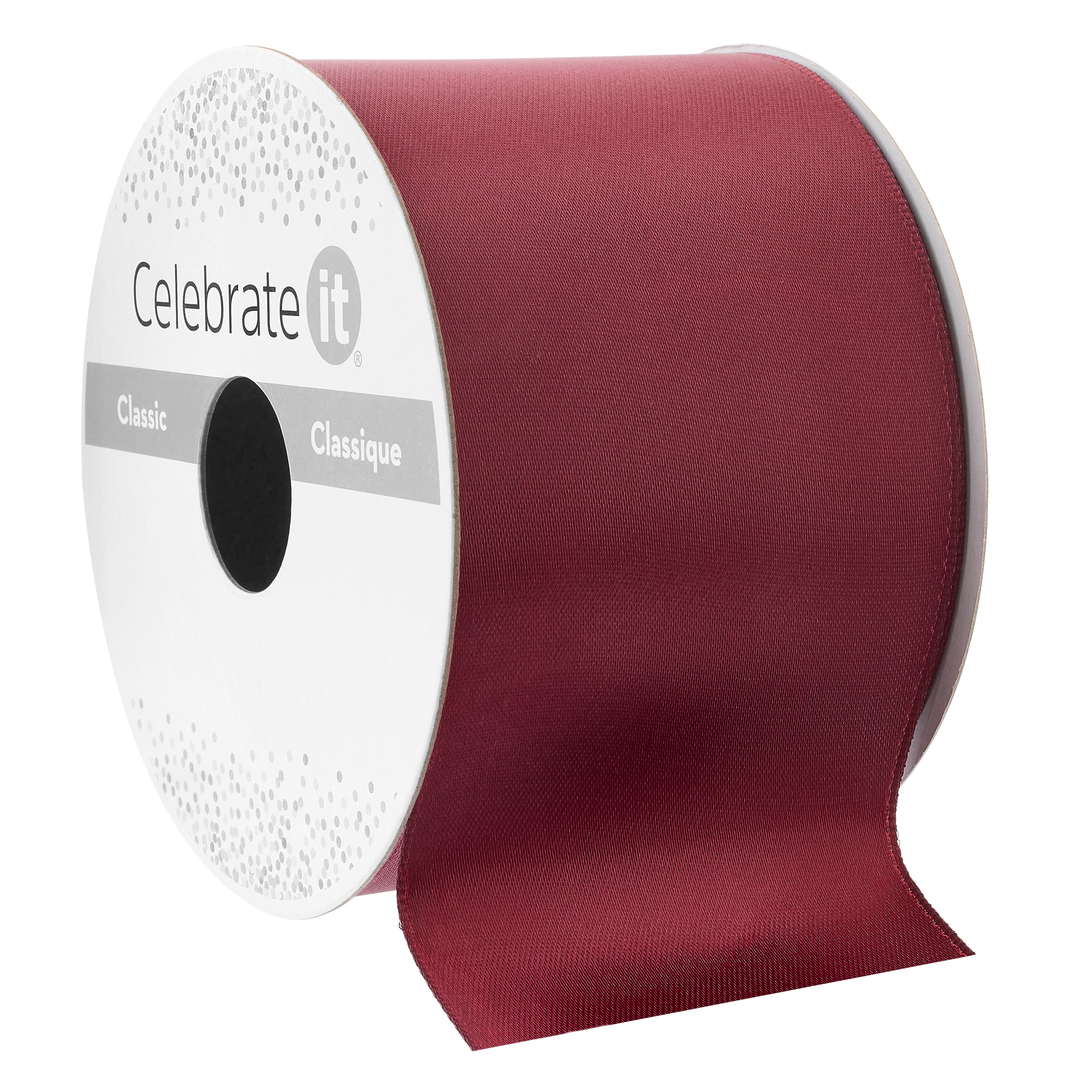 2.5" x 10yd. Satin Wired Ribbon by Celebrate It® Classic