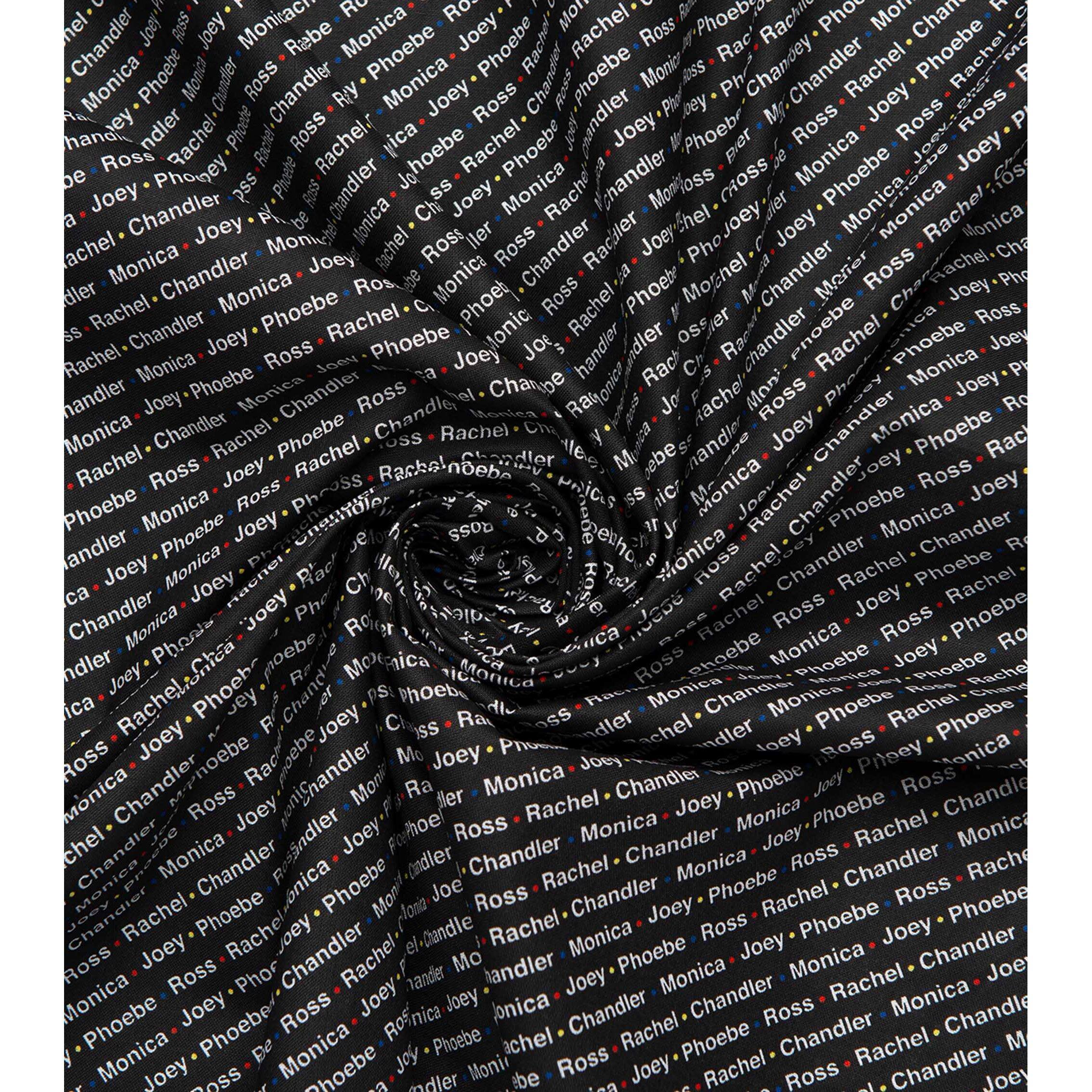 Friends Roll Call Precut Cotton Fabric