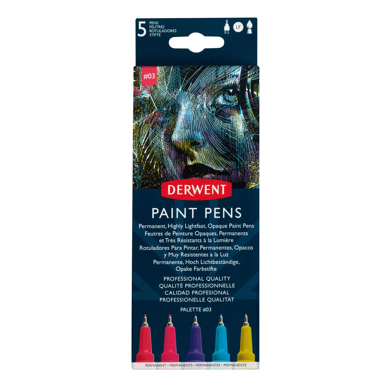 Derwent&#xAE; Paint Pen Palette Set #03