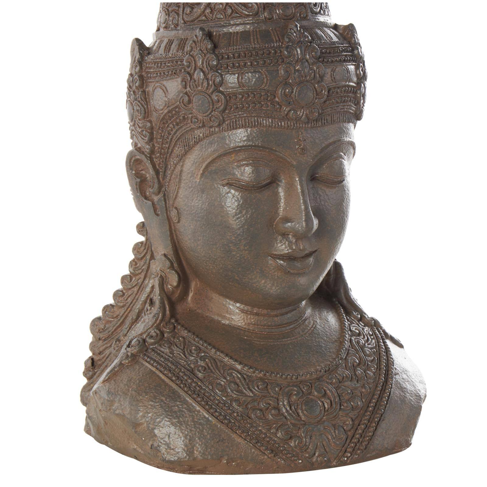 11" Bronze Buddha Weathered Decorative Bookend Set