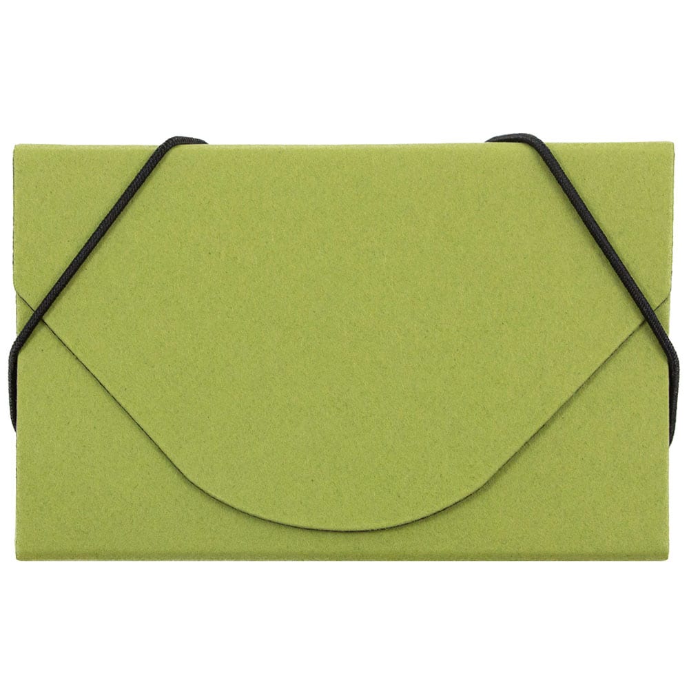 JAM Paper Kraft Ecoboard Business Card Case with Round Flap