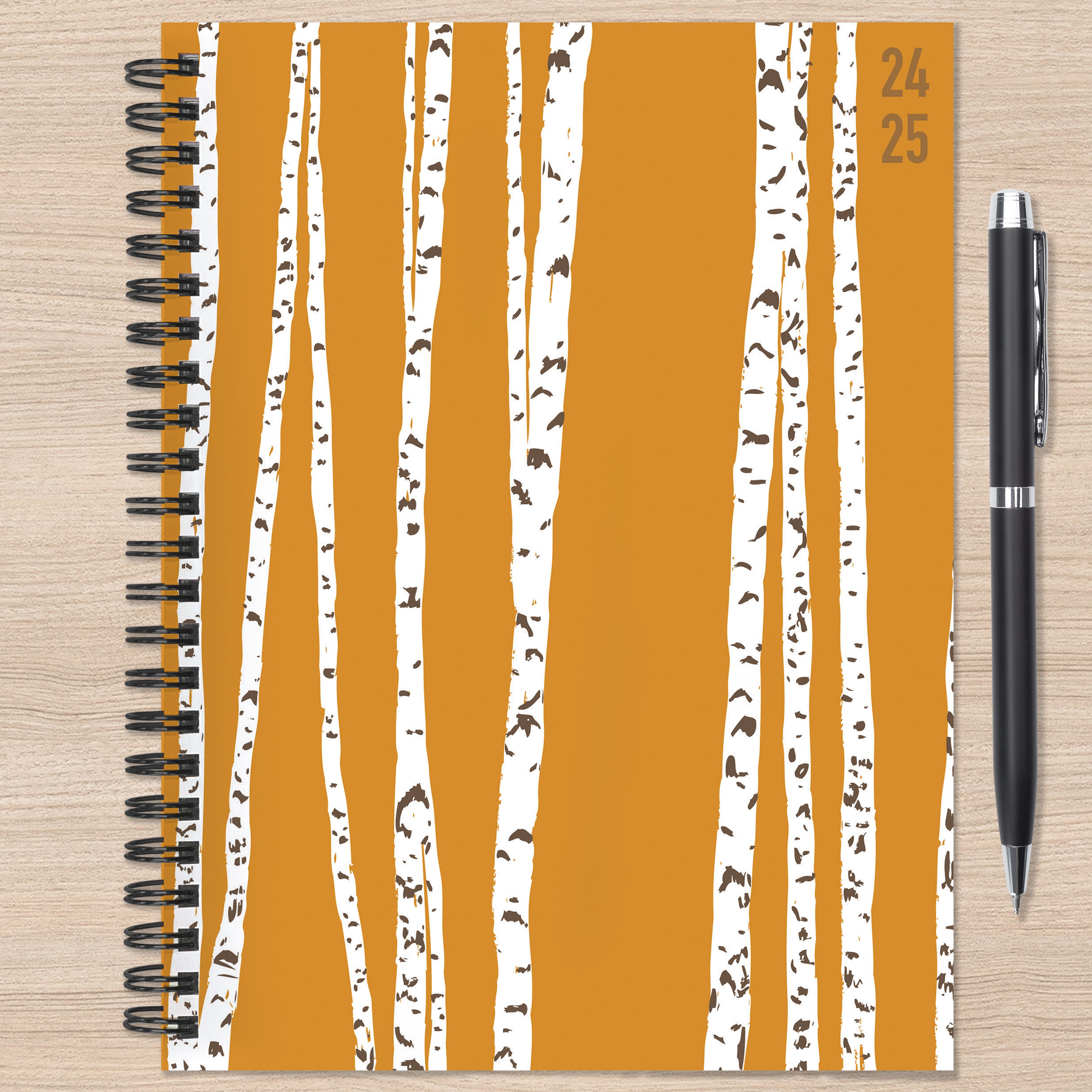 TF Publishing 2024-2025 Medium Aspen Trees Spiral Weekly Monthly Planner