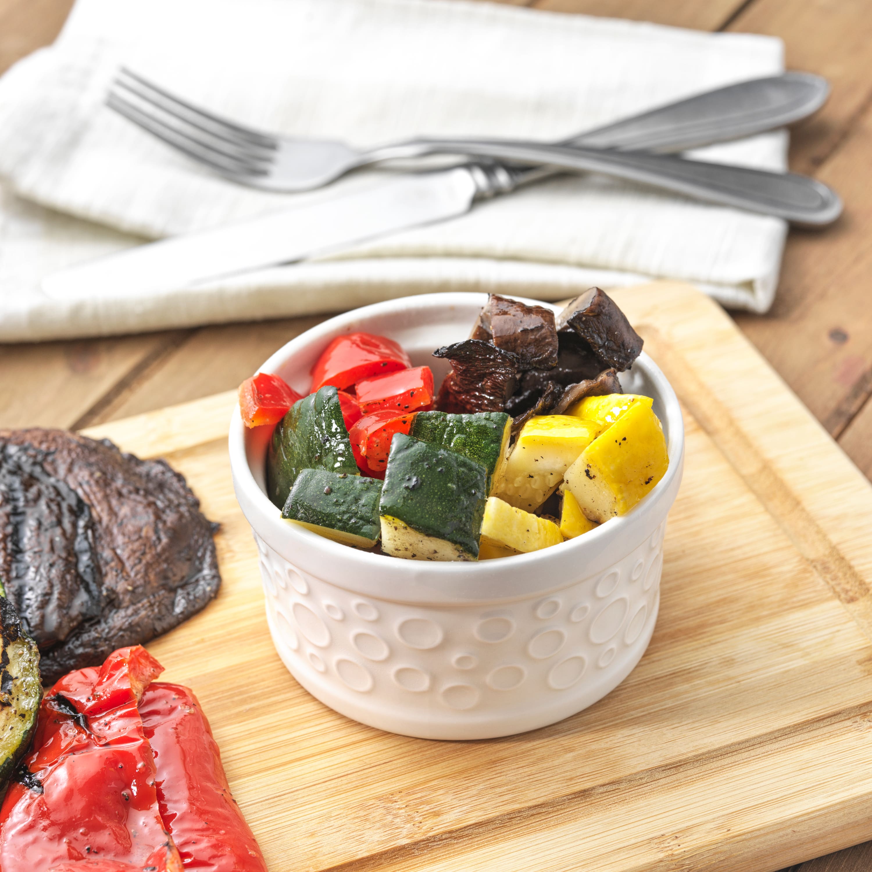 JoyJolt® White Embossed Porcelain Ramekins, 4ct.