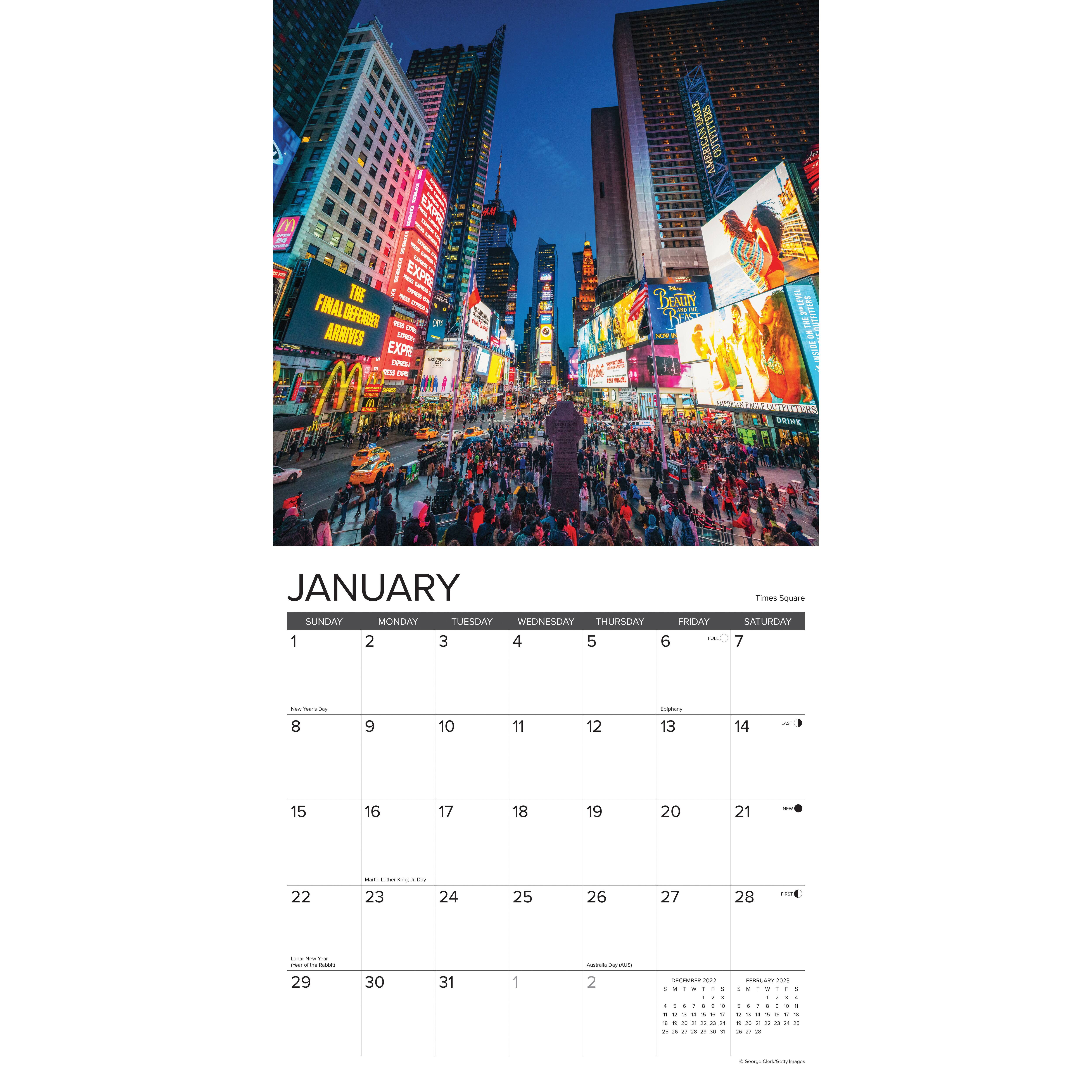 2023 New York City Wall Calendar Wall Calendars Michaels
