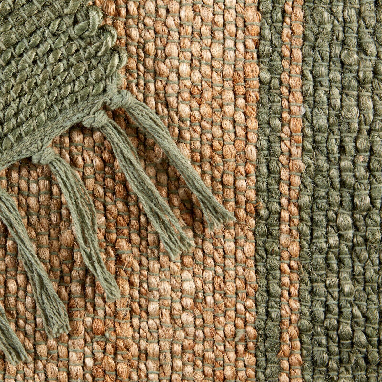 DII&#xAE; Artichoke With Natural Jute Stripes Hand-Loomed Rug, 2ft. x 3ft.