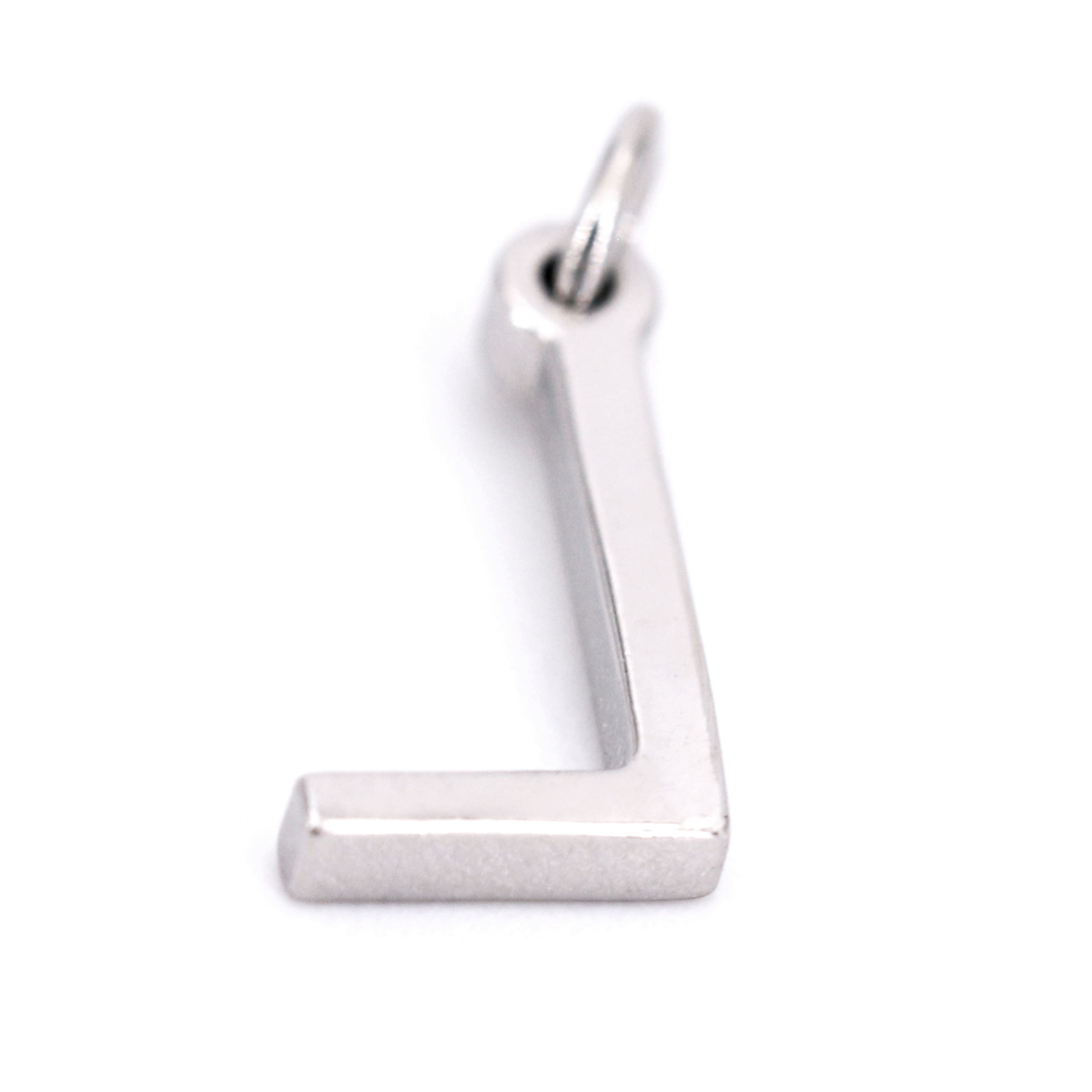 12 Pack: Sterling Silver Alphabet Charm by Bead Landing™