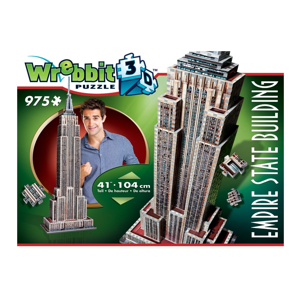 Wrebbit 3D Puzzle&#x2122; Empire State Building 975 Piece Puzzle