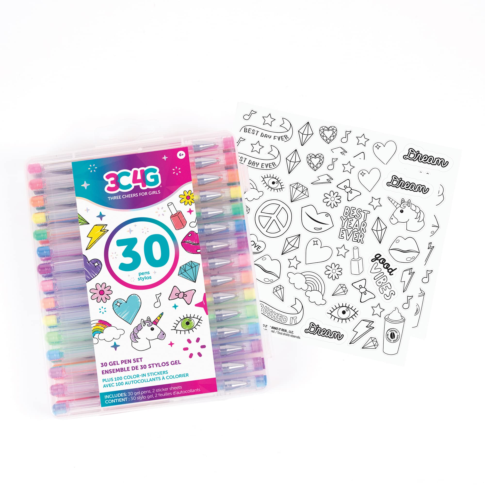 3C4G&#xAE; 30 Piece Gel Pen Set