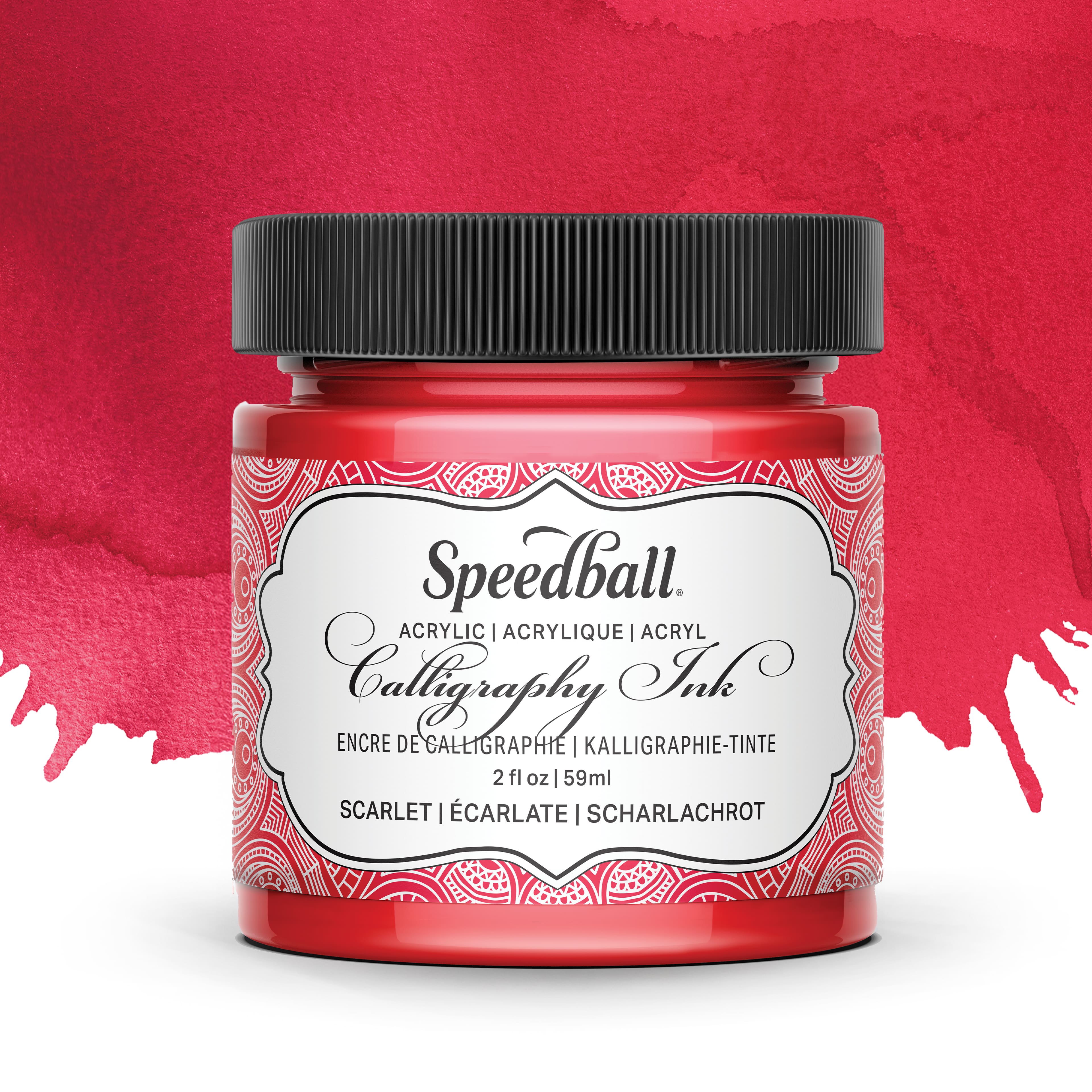 Speedball&#xAE; 2oz. Scarlet Calligraphy Ink