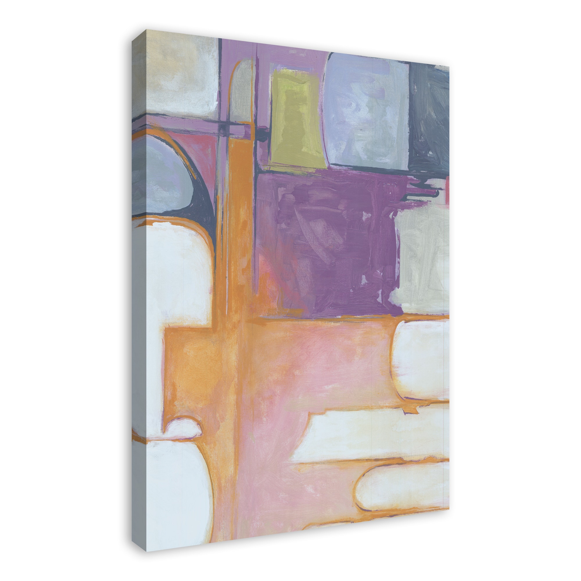 Colorful Cool Blocks 24&#x22; x 36&#x22; Canvas Wall Art