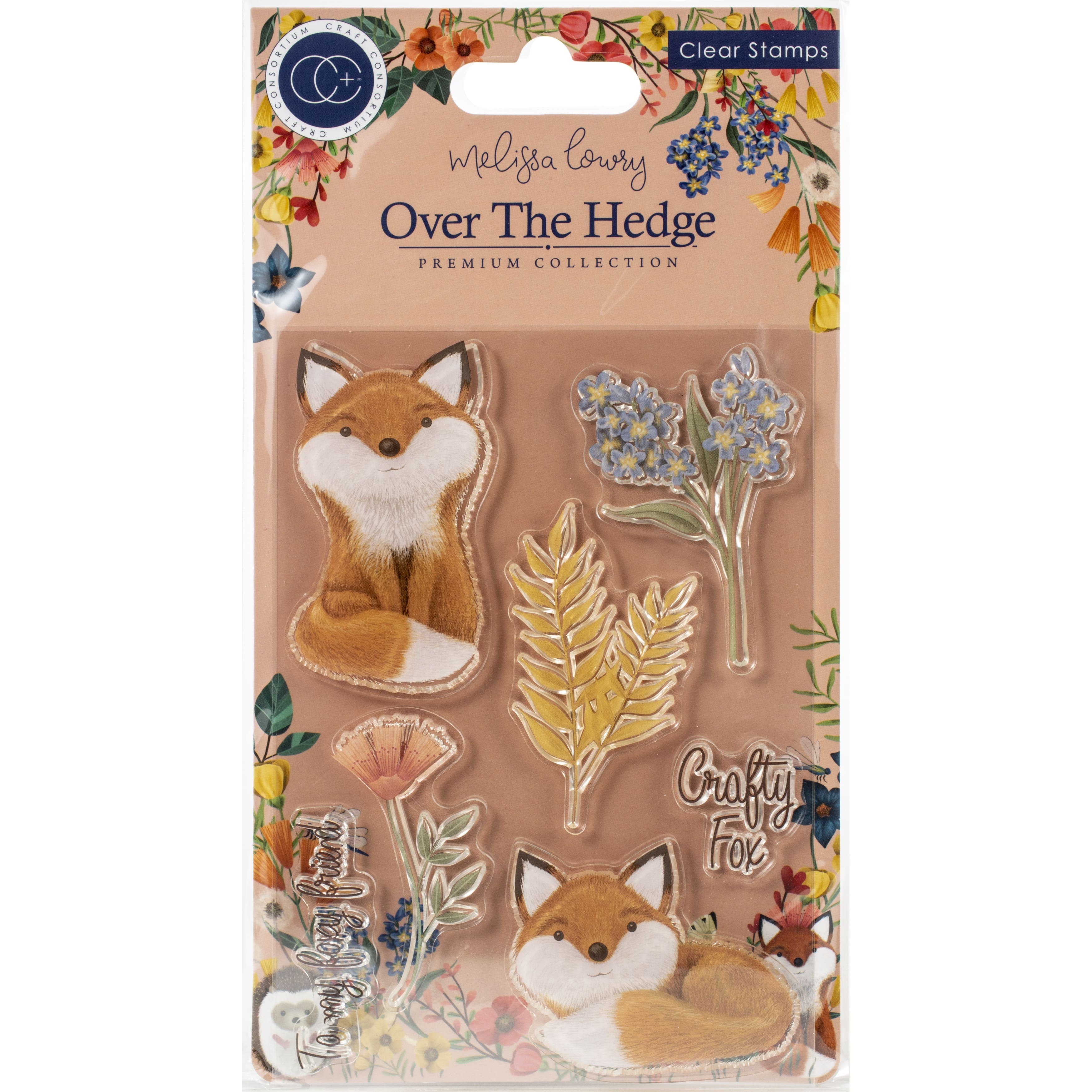 Craft Consortium Henry the Fox A5 Clear Stamps