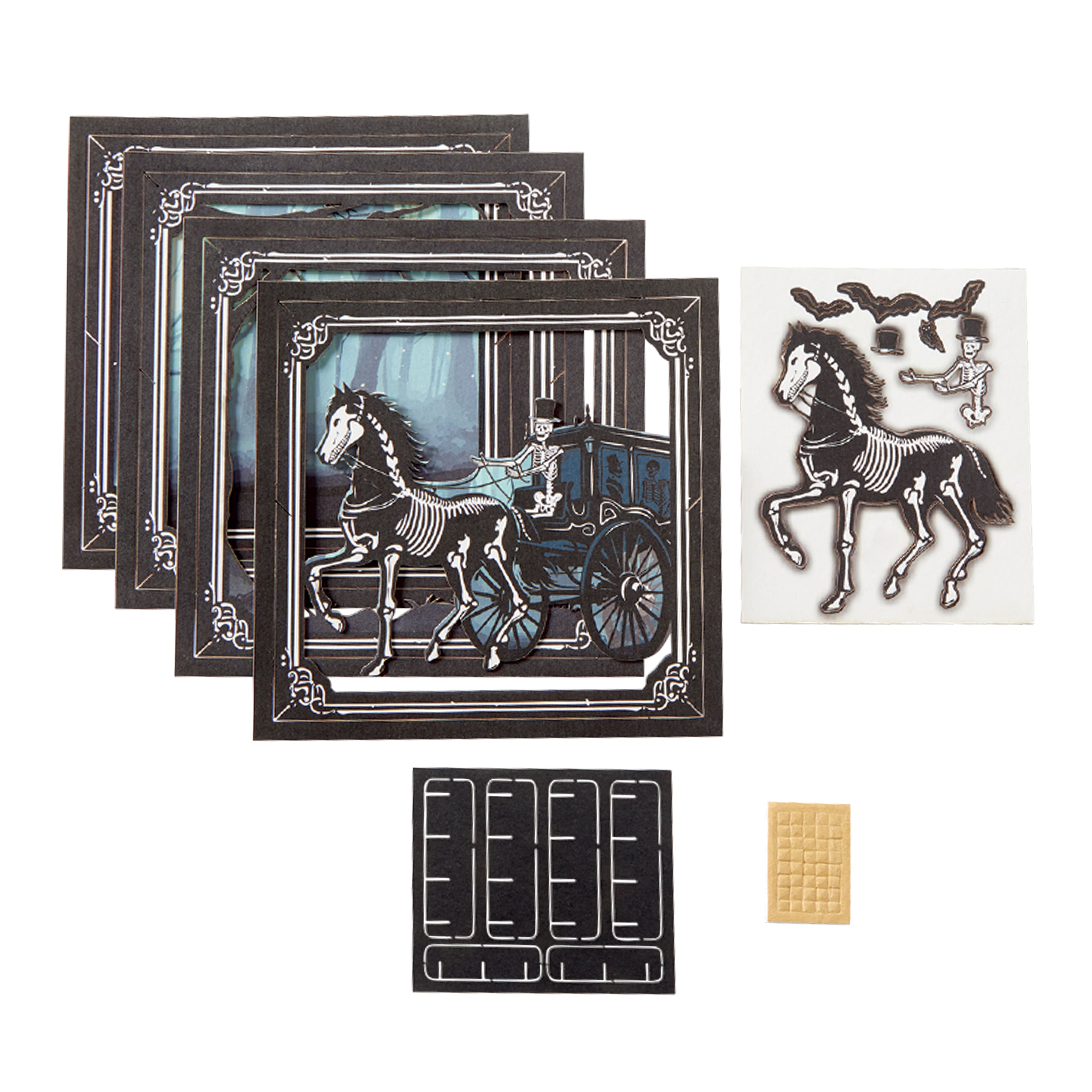 Haunted Carriage Paper Diorama Kit by Recollections&#x2122;