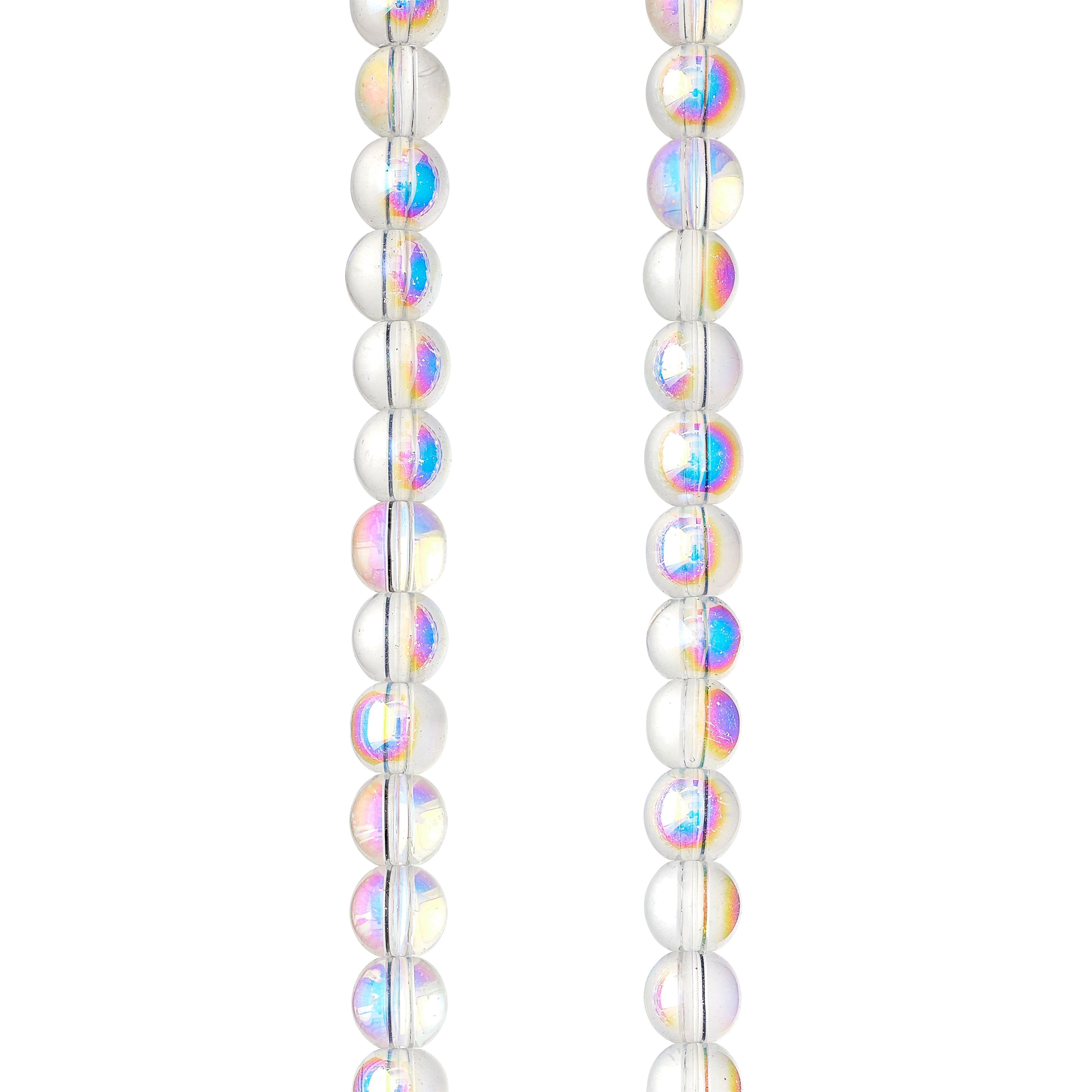 Crystal Glass Round Beads, 6mm by Bead Landing™
