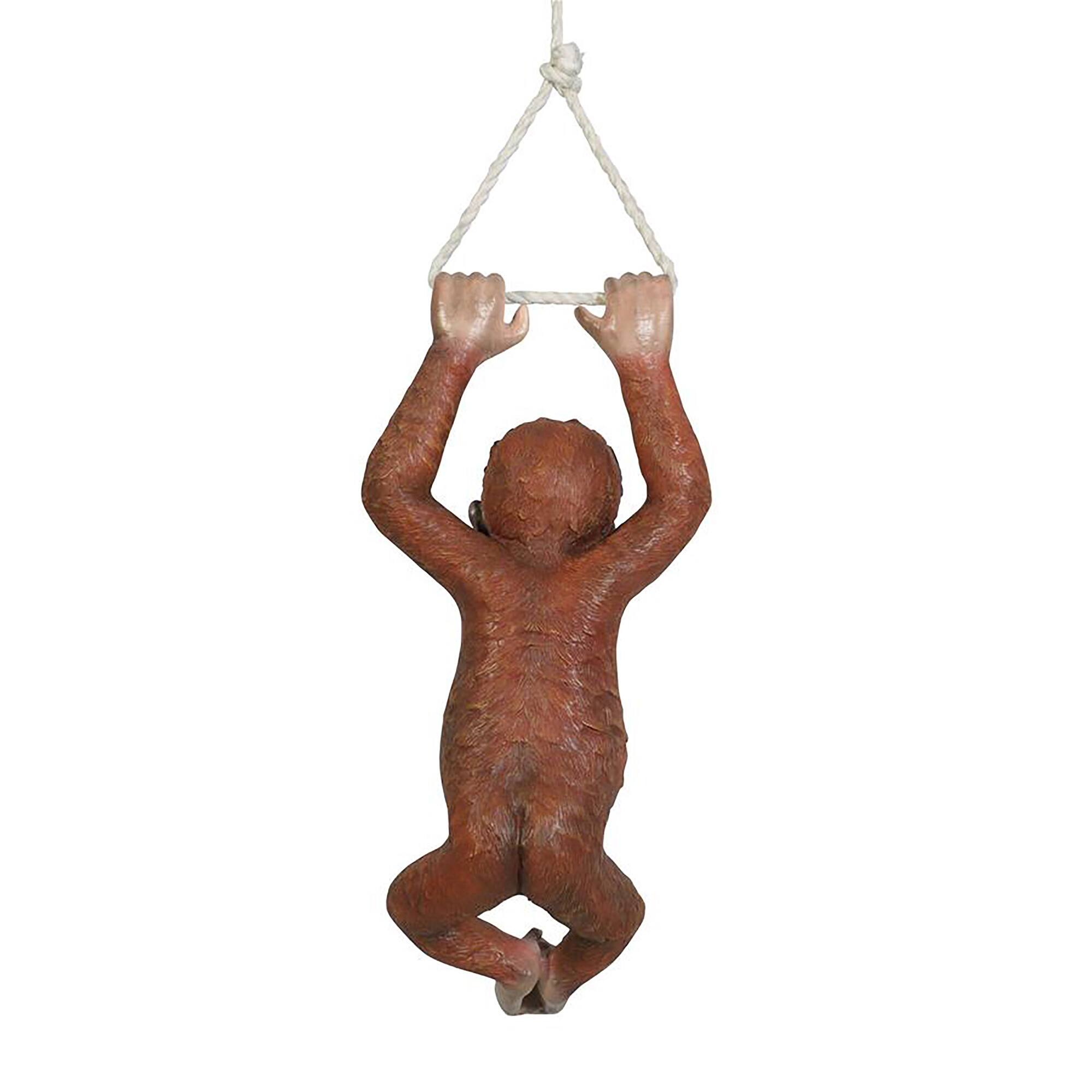 Design Toscano 29" Pongo the Hanging Baby Orangutan Statue