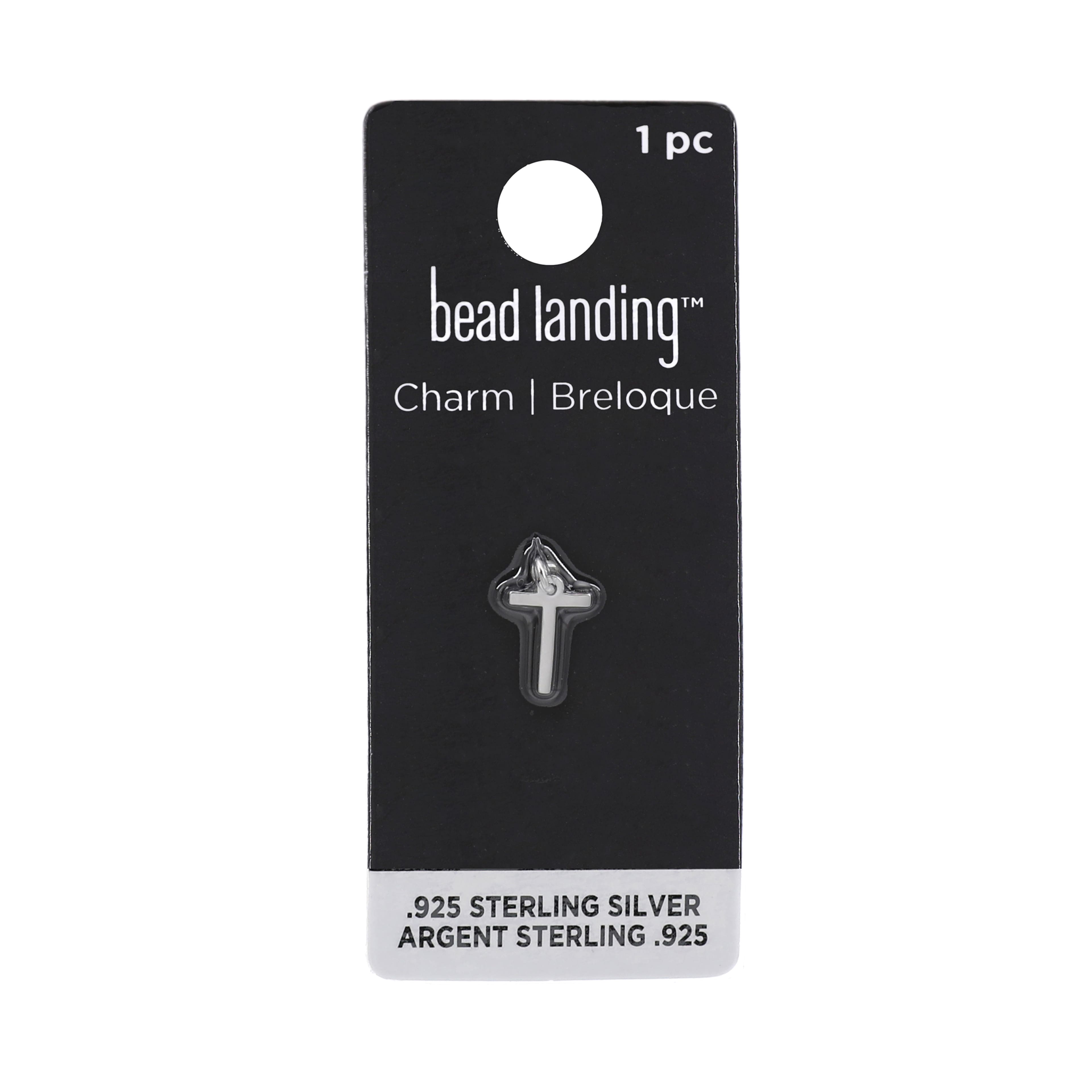 12 Pack: Sterling Silver Alphabet Charm by Bead Landing™