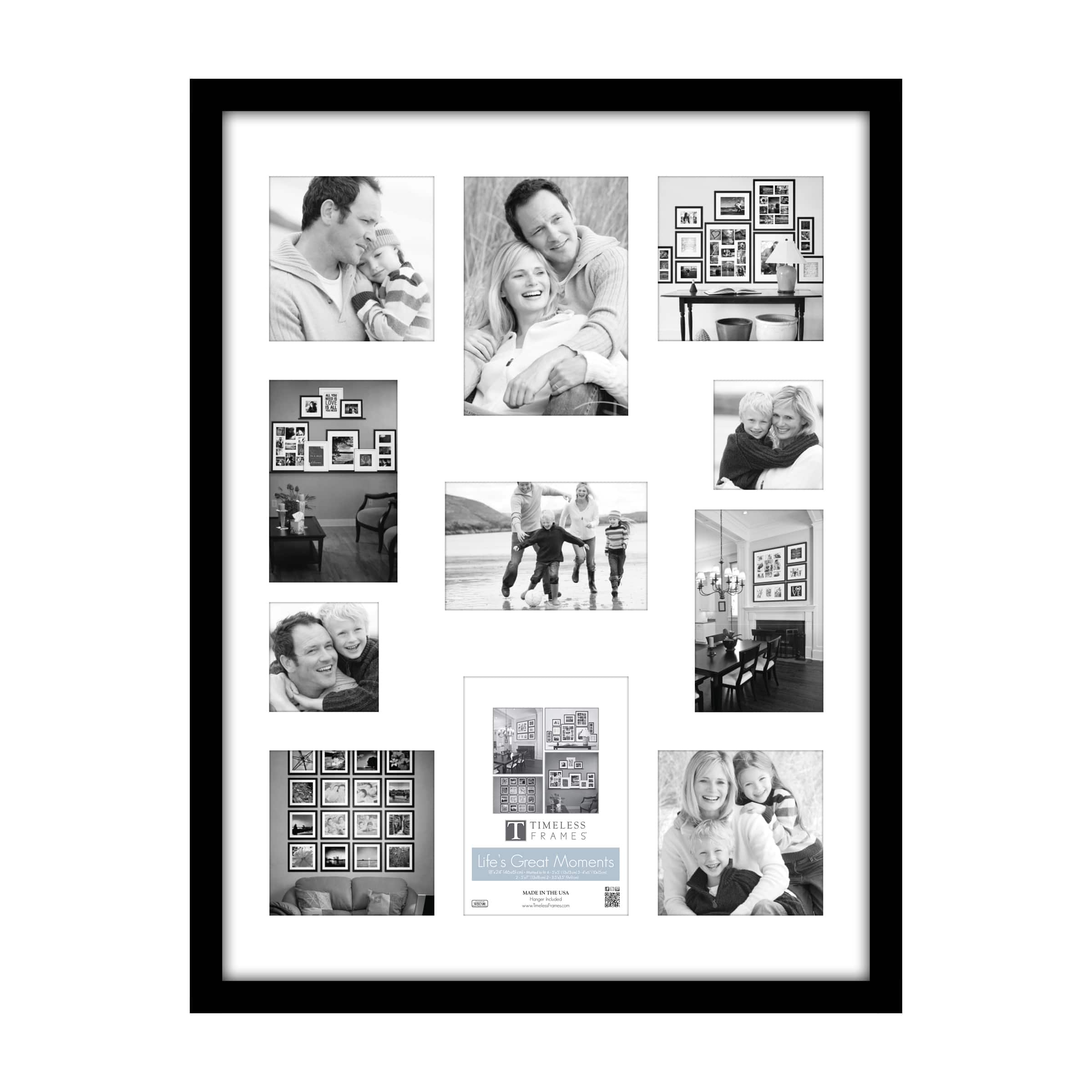 Timeless Frames® 5 Opening White Life's Great Moments Collage