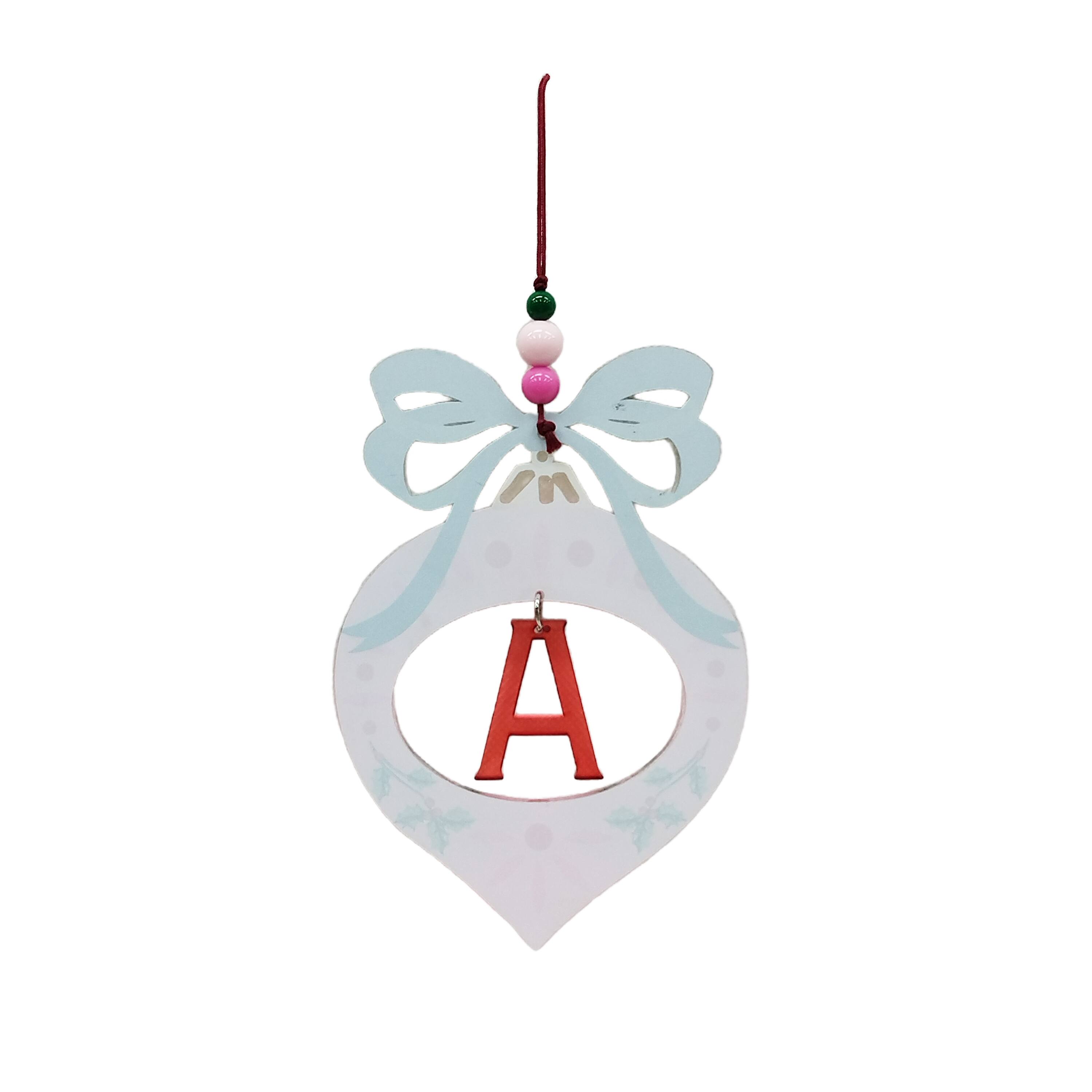 7&#x22; Monogram Ornament D&#xE9;cor by Ashland&#xAE;