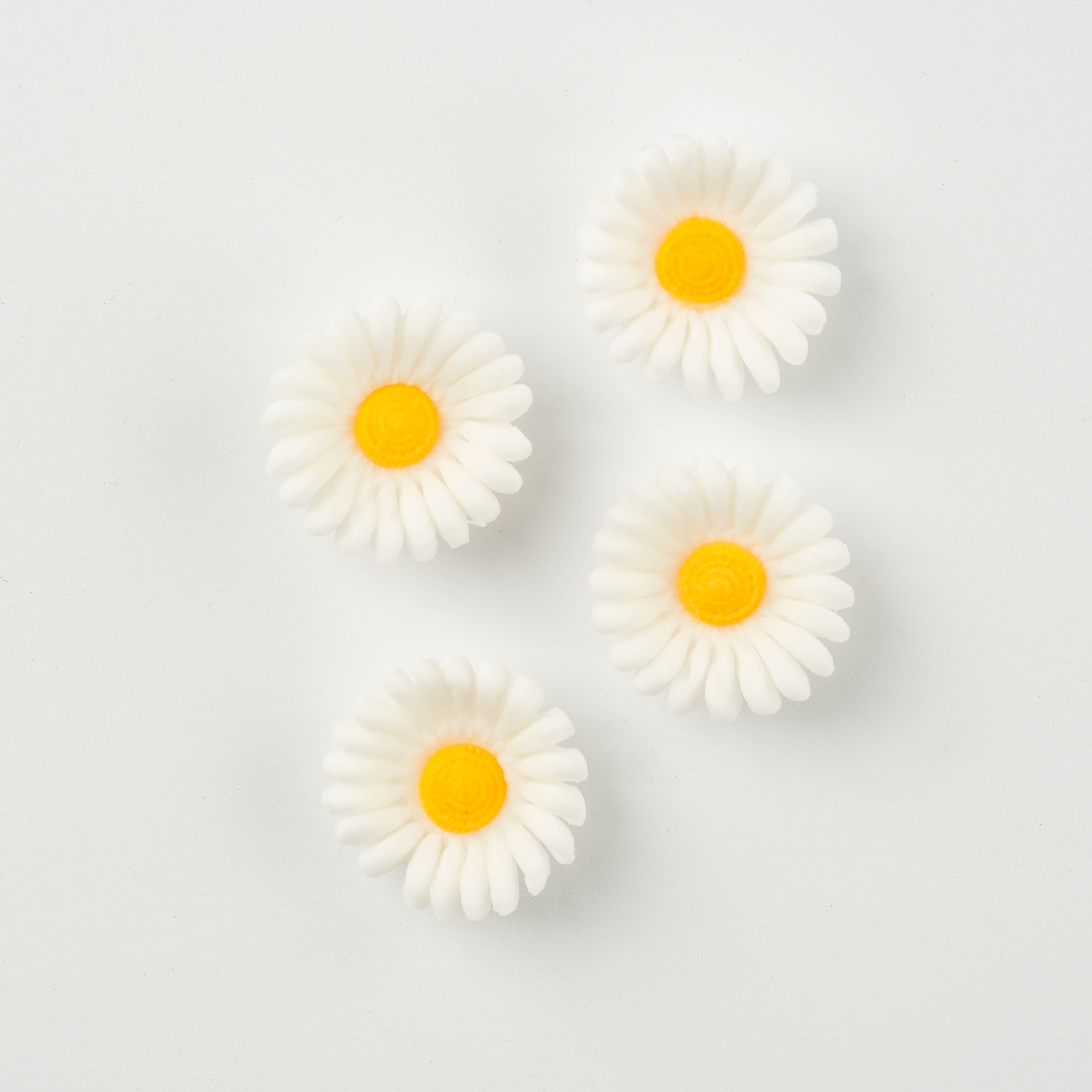 PME Cake Sweet Street&#xAE; White Daisy Icing Decorations