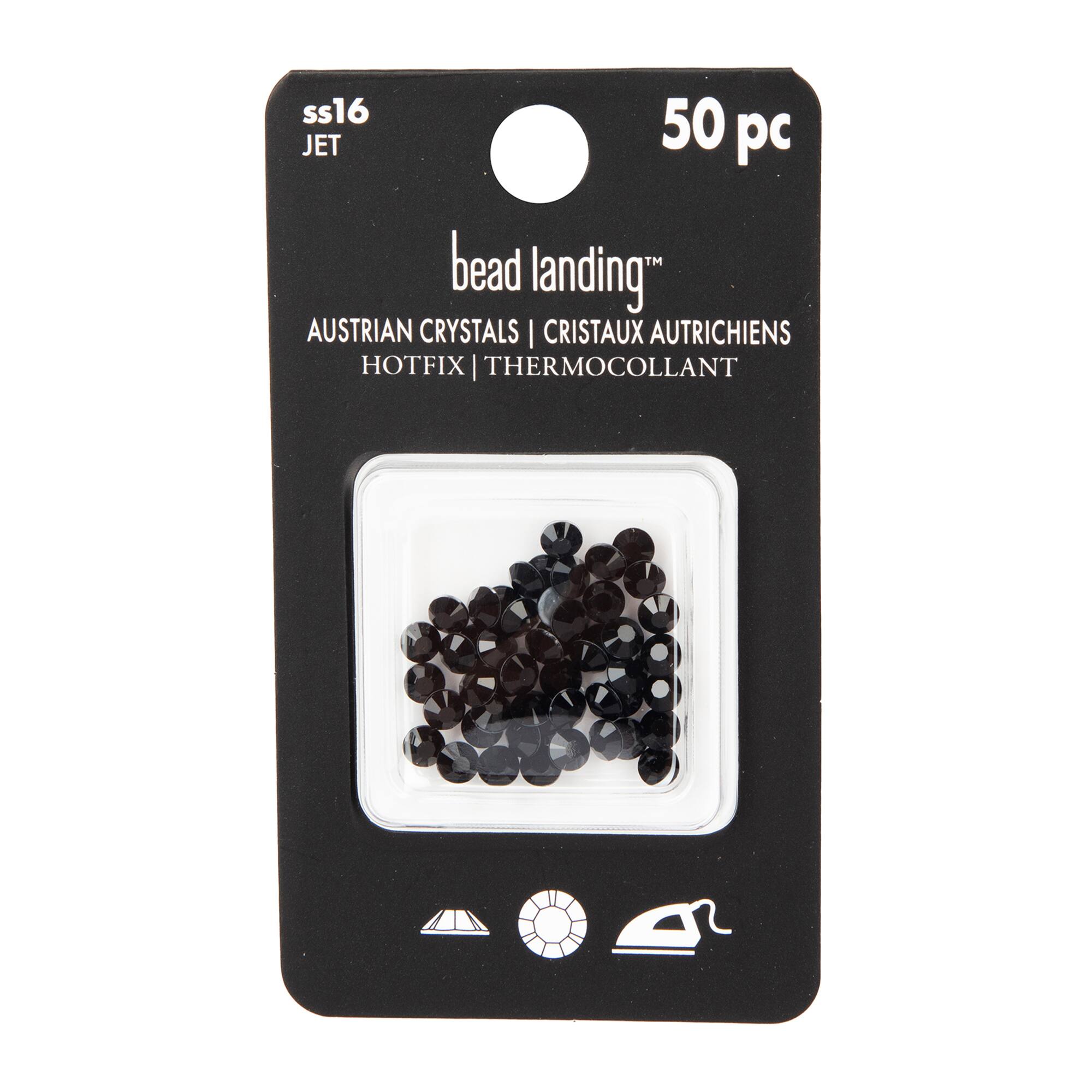 SS16 Round Hotfix Austrian Crystals by Bead Landing&#x2122;, 50ct.