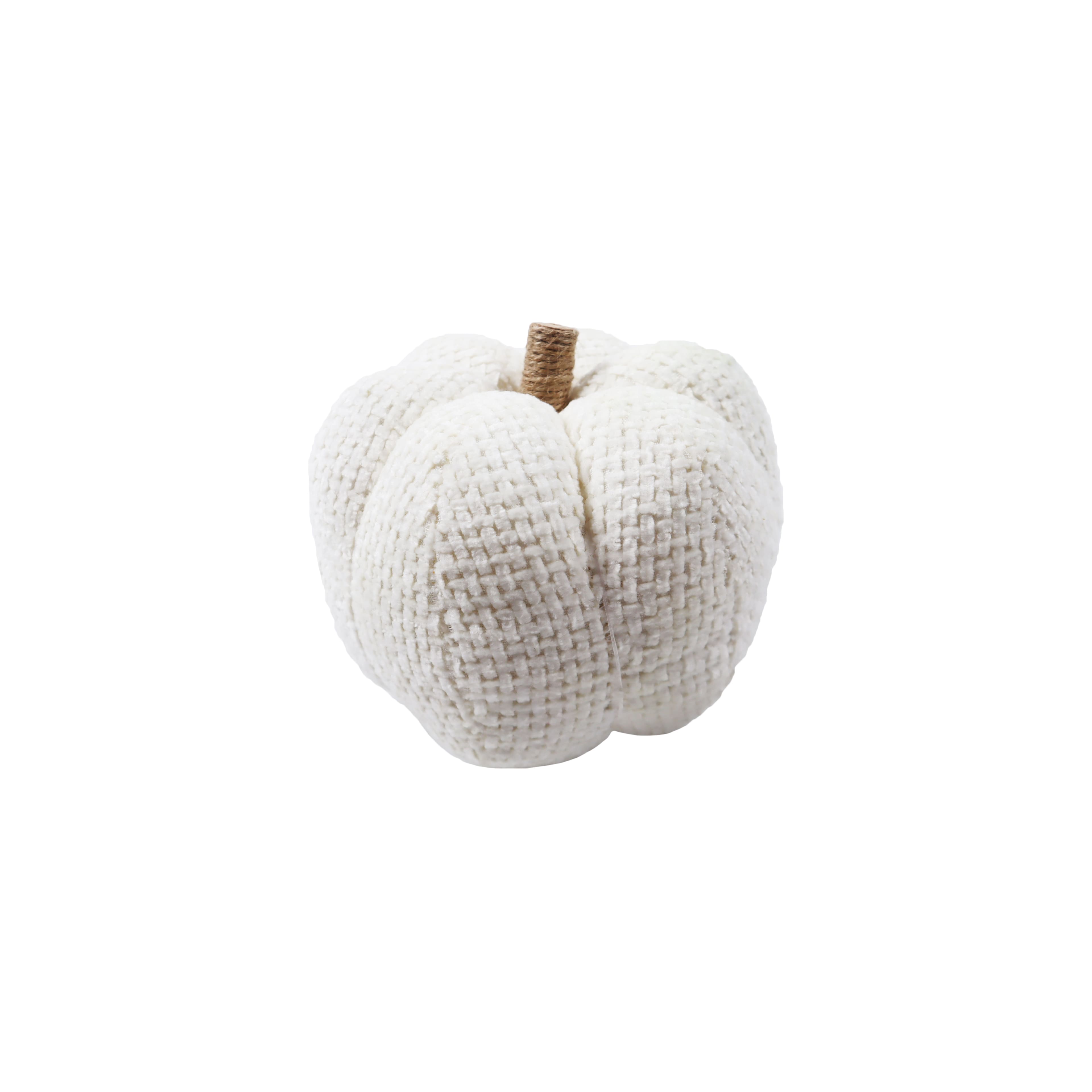 6&#x22; Soft Chenille Pumpkin Tabletop D&#xE9;cor by Ashland&#xAE;