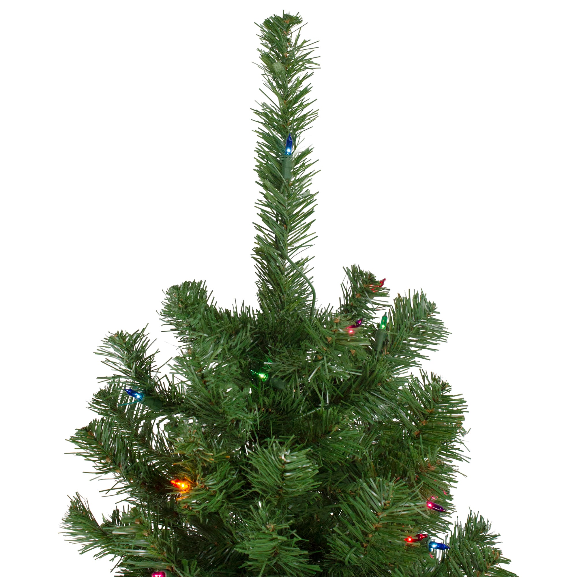 6ft. Pre-Lit Alberta Pine Artificial Christmas Tree, Multicolor Lights