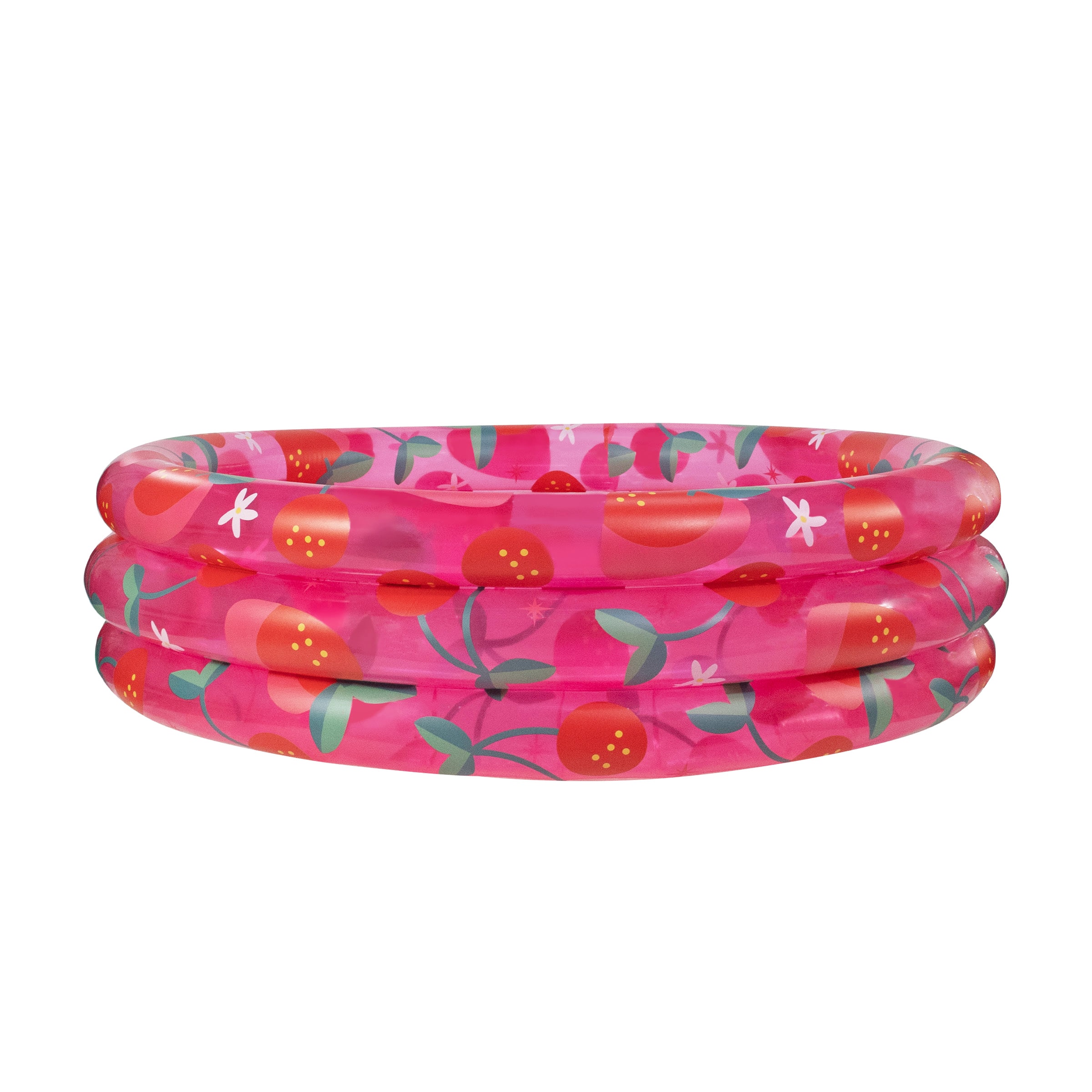 PoolCandy 5ft. Strawberries & Cherries Inflatable Sunning Pool