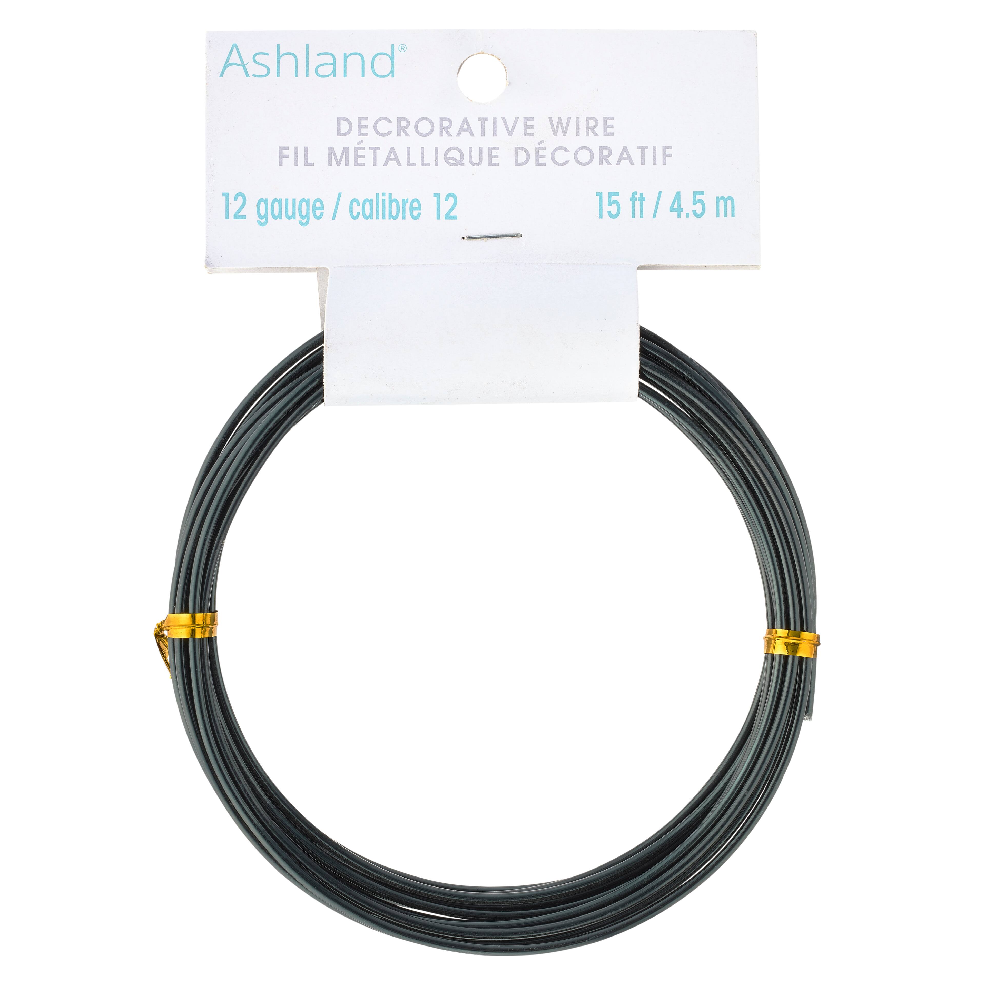 12 Pack: 12 Gauge Black Aluminum Wire by Ashland&#xAE;