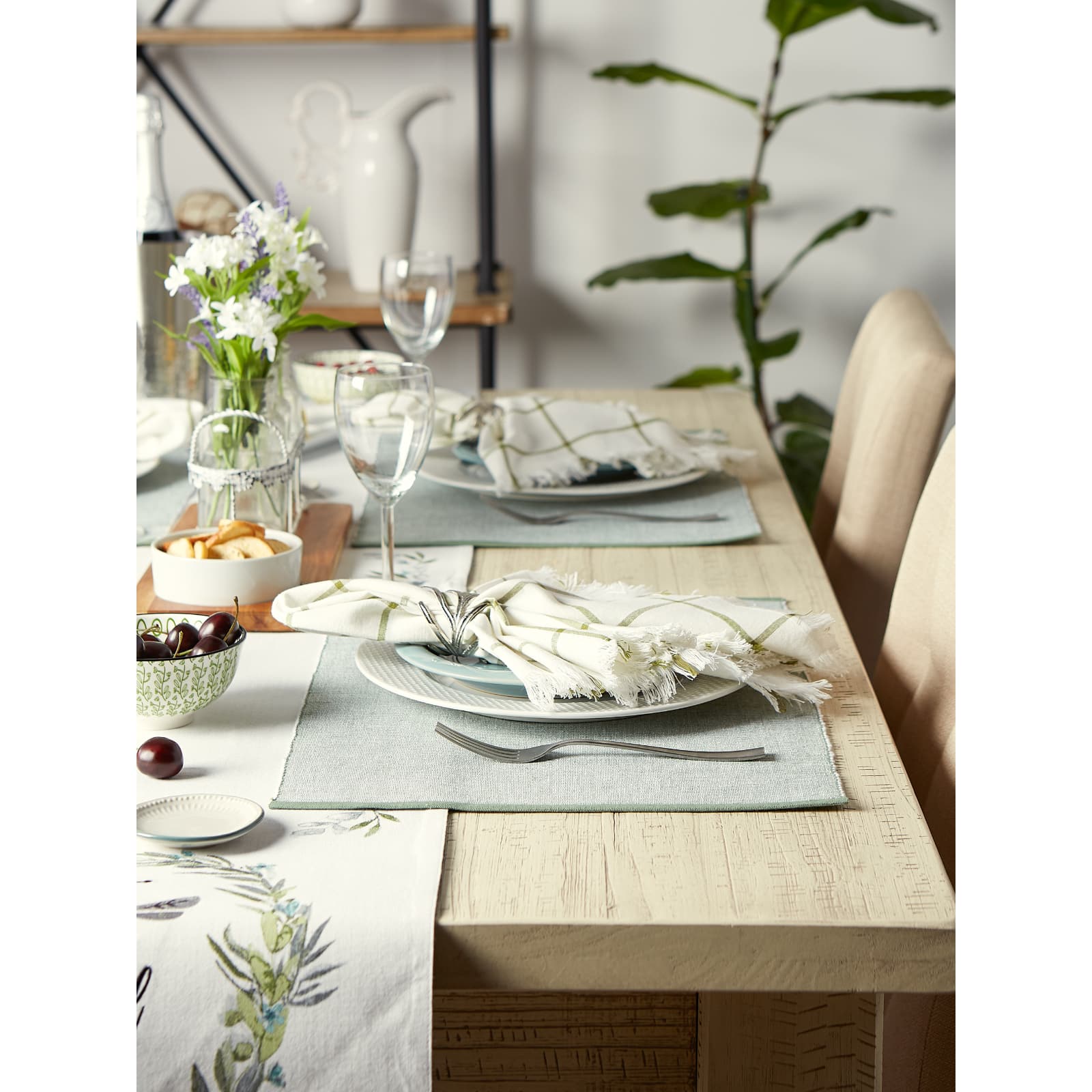 DII&#xAE; Eco-Friendly Fine Ribbed Placemats, 6ct.