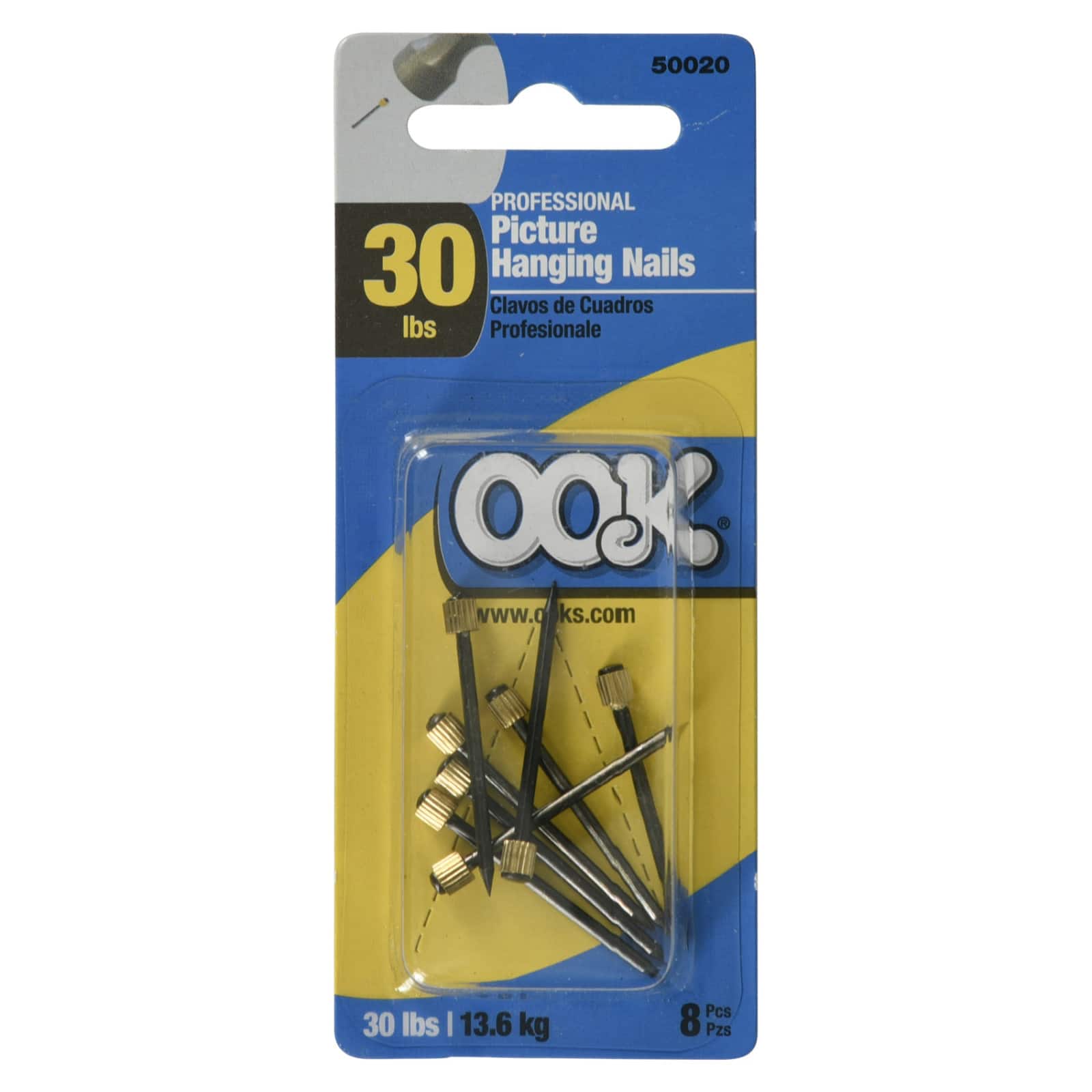 Ook&#xAE; Professional Picture Hanging Nails, 8ct.