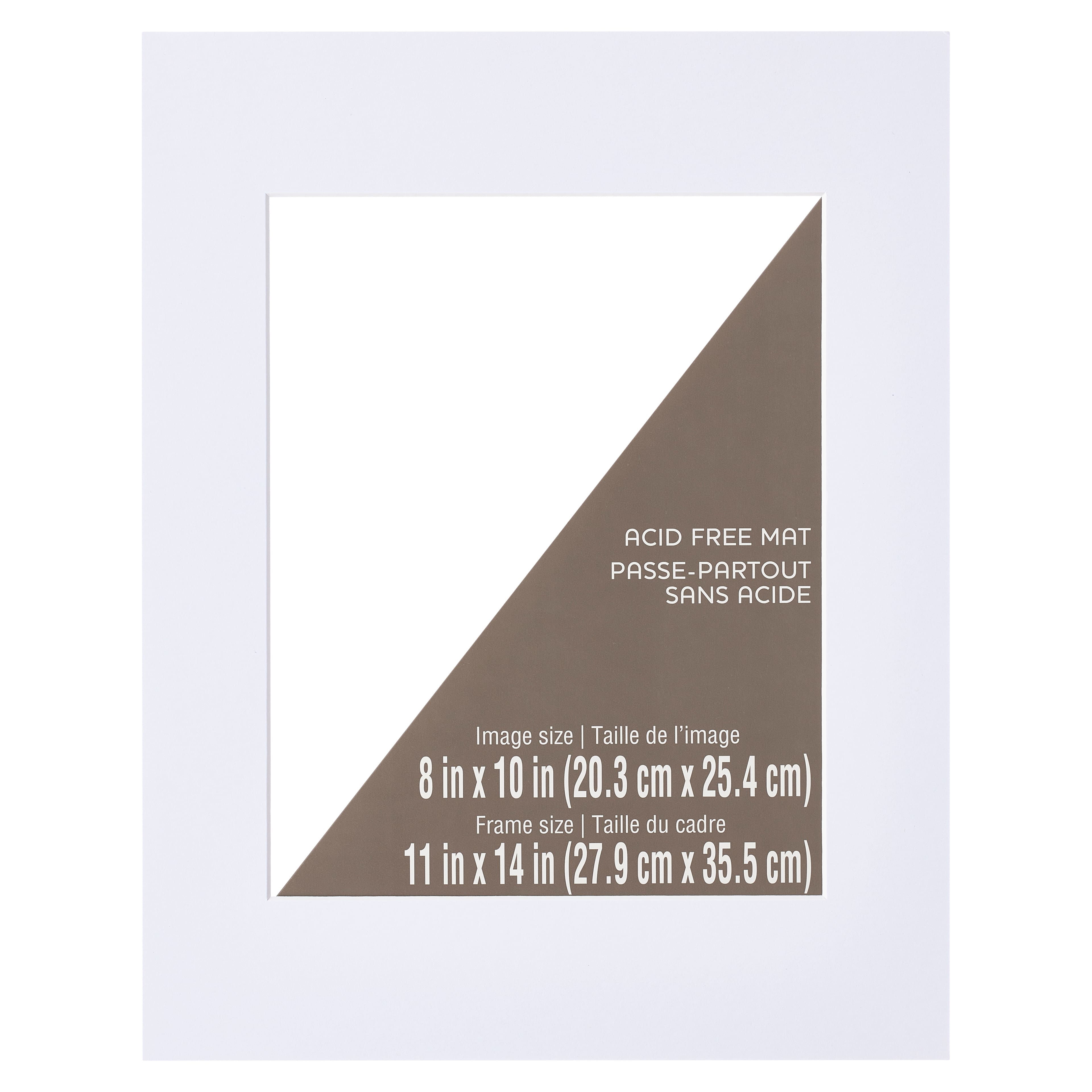 11" x 14" Picture Frame Mat by Studio Décor®, 8" x 10" Opening