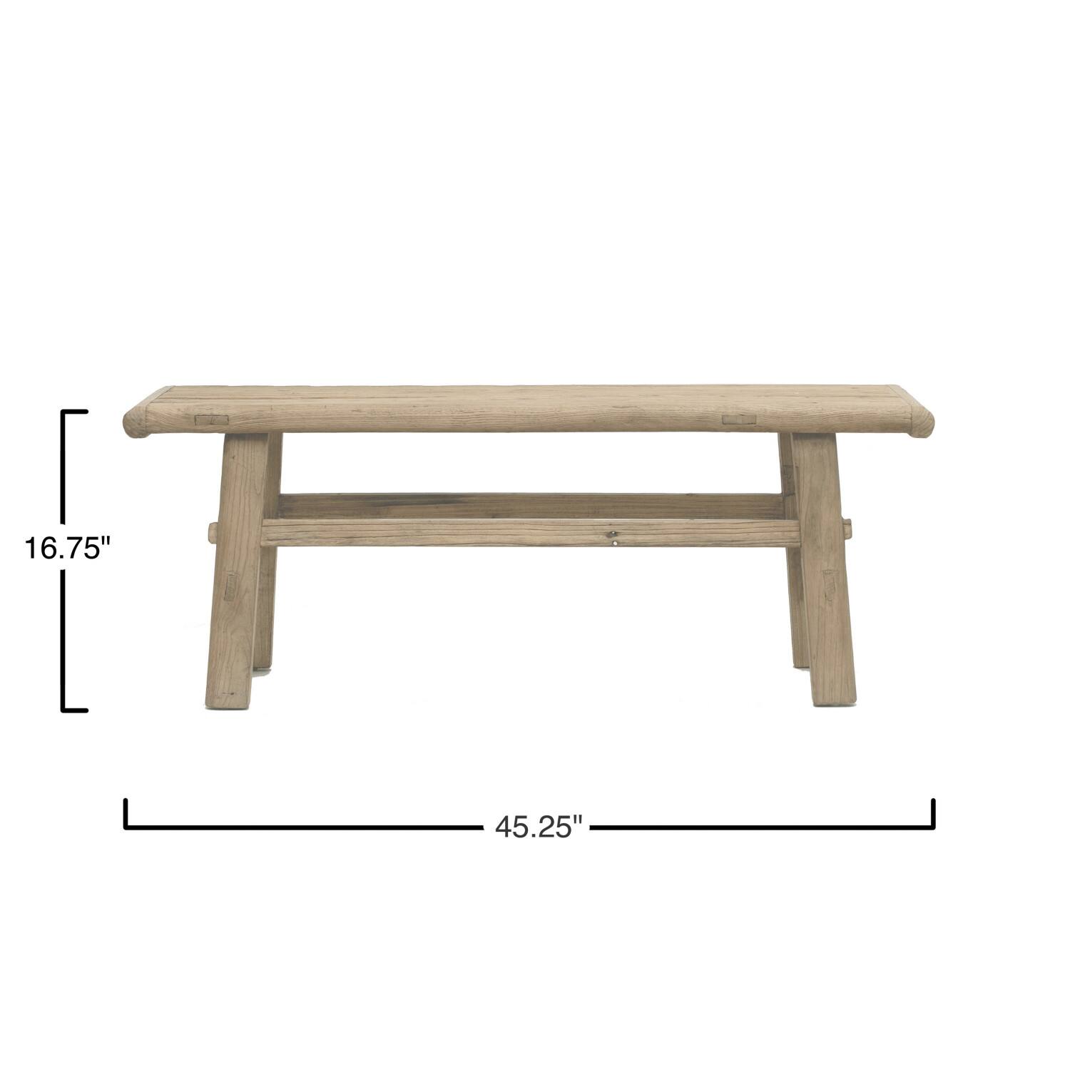 Hello Honey® 4ft. Natural Reclaimed Elm Wood Coffee Table